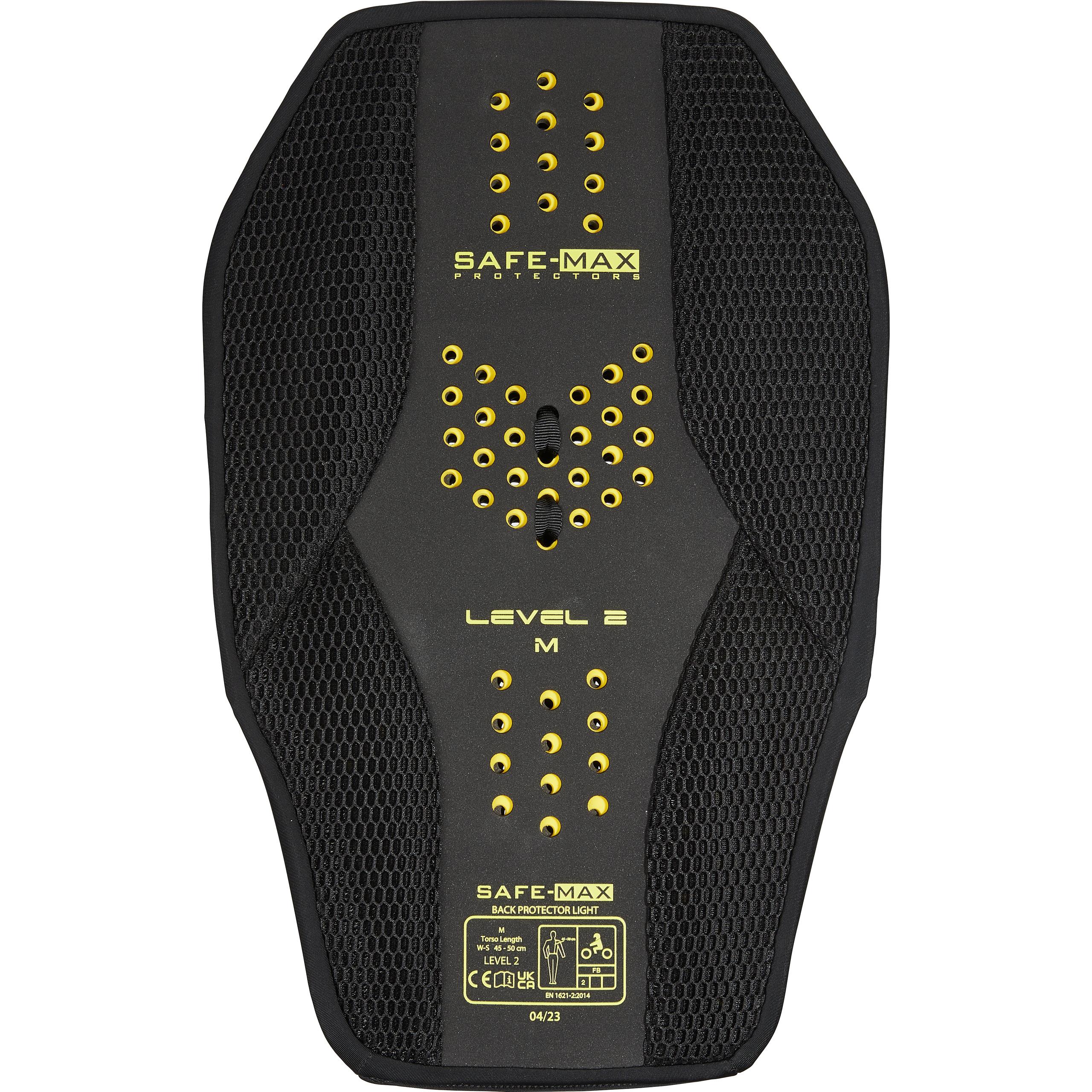 Safe Max Rückenprotektor Light schwarz L - Motorradbekleidung - Protektoren & Sicherheit