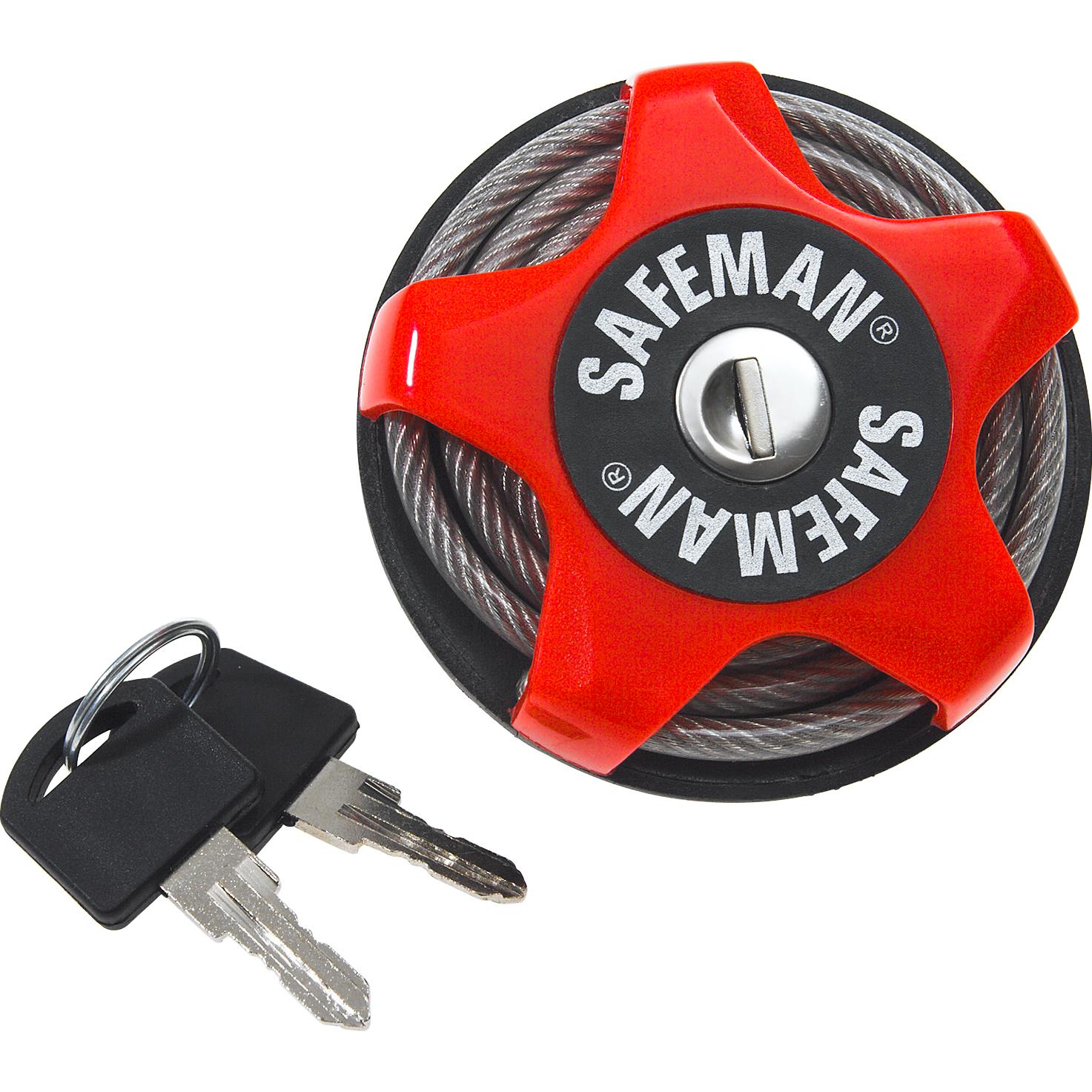 Safeman 2-Schlingen-System Schloss - Motorradzubehör - Diebstahlschutz