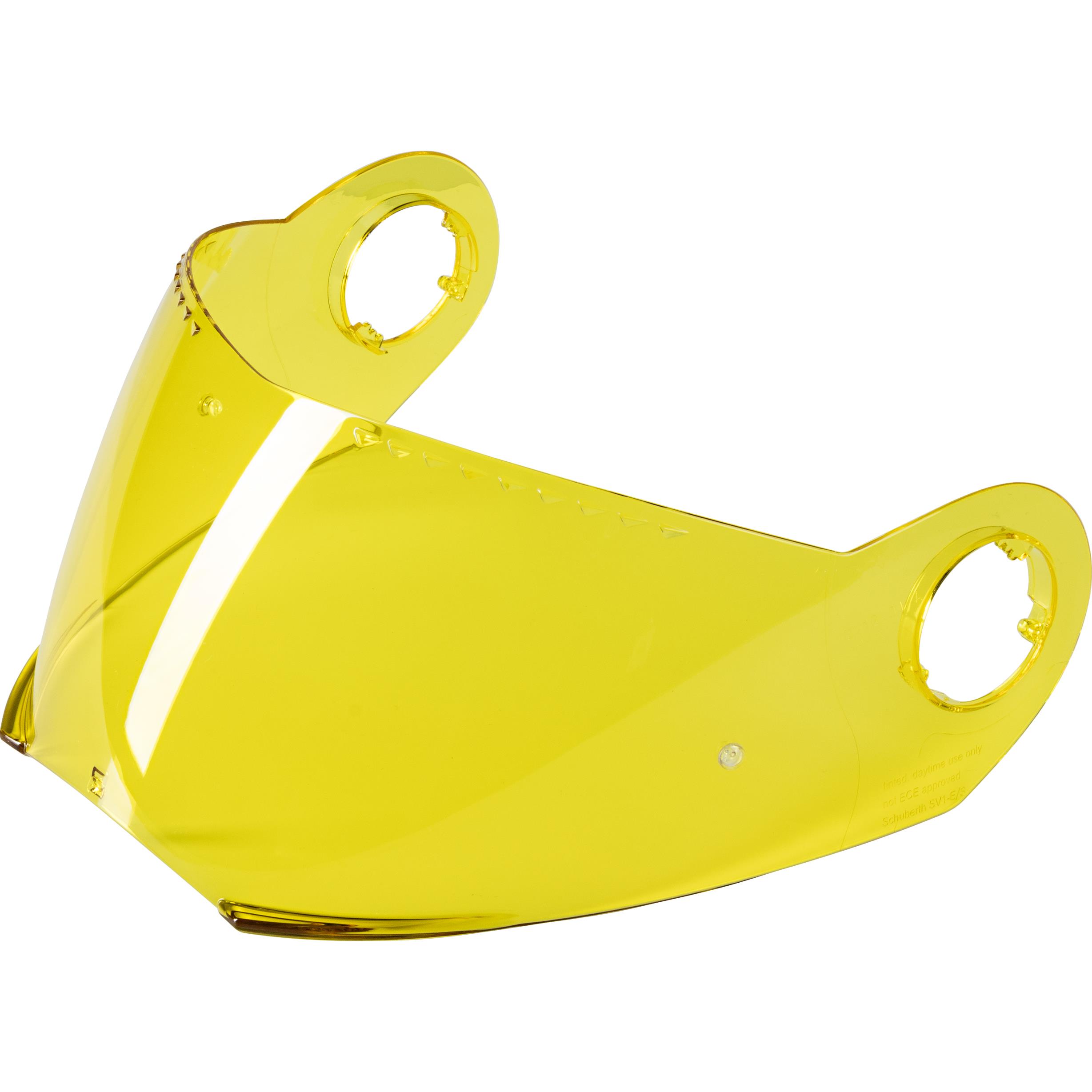 Schuberth Visier E1 Antifog vorbereitet High Definition gelb 53-59 - Helme & Brillen - Helmvisiere