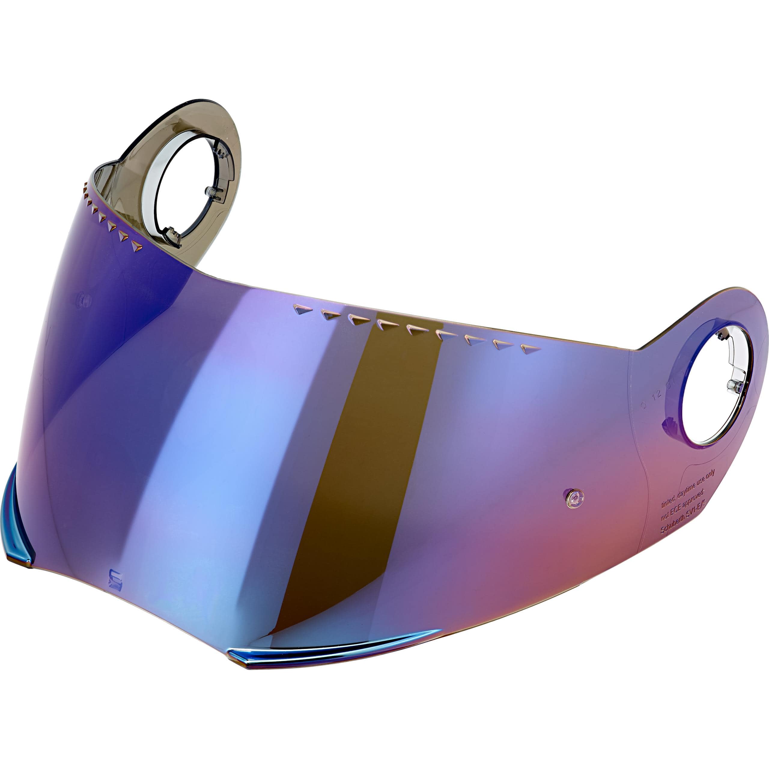 Schuberth Visier E1 Antifog vorbereitet blau verspiegelt 60-65 - Helme & Brillen - Helmvisiere