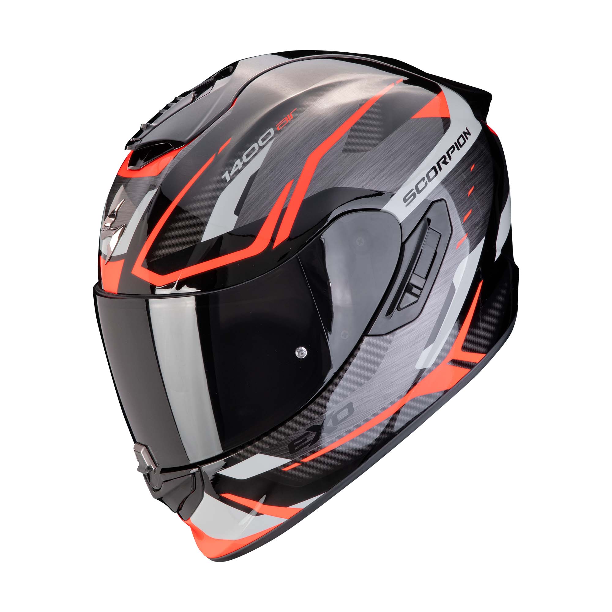 Scorpion EXO 1400 Evo Air Accord grau/rot M - Helme & Brillen - Sport Helme & Brillen