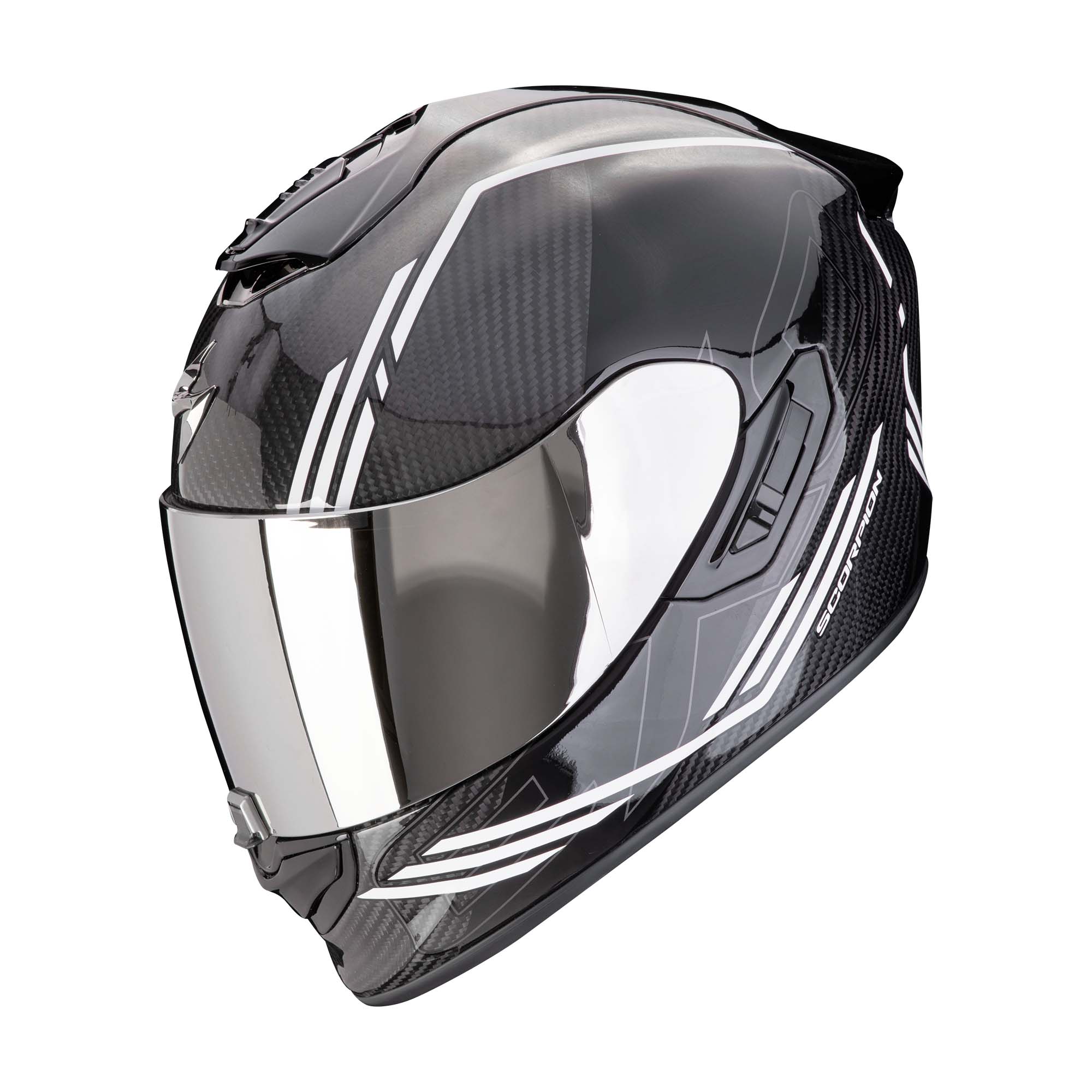 Scorpion EXO 1400 Evo II Air Carbon Reika schwarz/weiß XS - Helme & Brillen - Sport Helme & Brillen