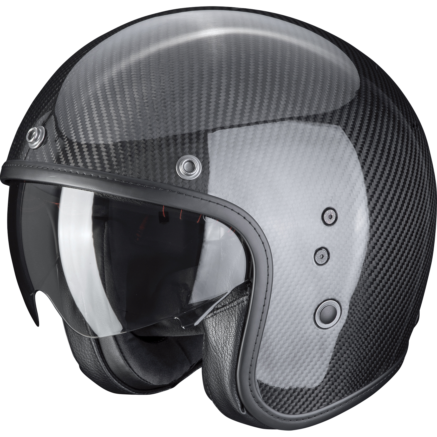 Scorpion EXO Belfast Evo Carbon schwarz XL - Helme & Brillen - Café Racer Helme & Brillen