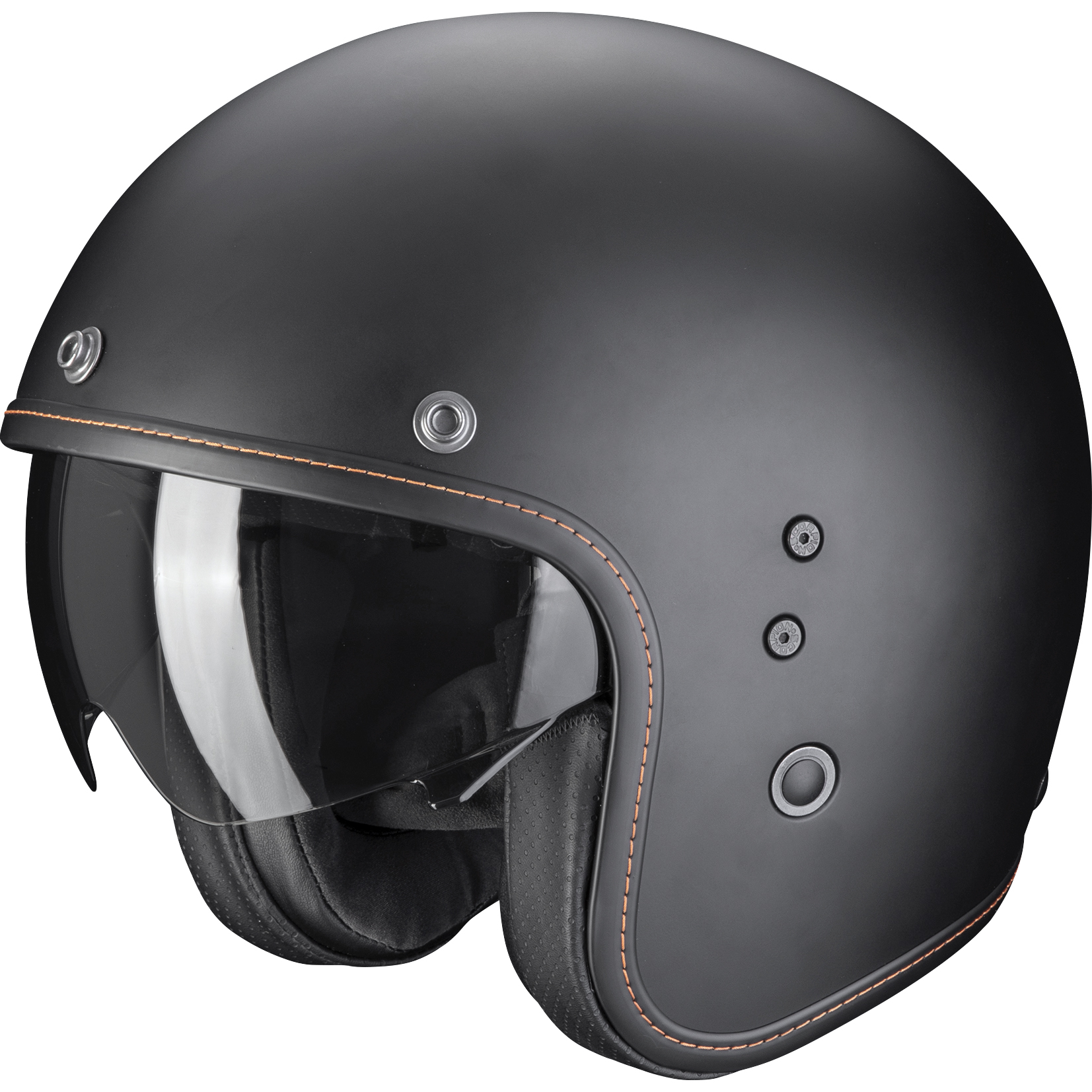 Scorpion EXO Belfast Evo mattschwarz XS - Helme & Brillen - Café Racer Helme & Brillen