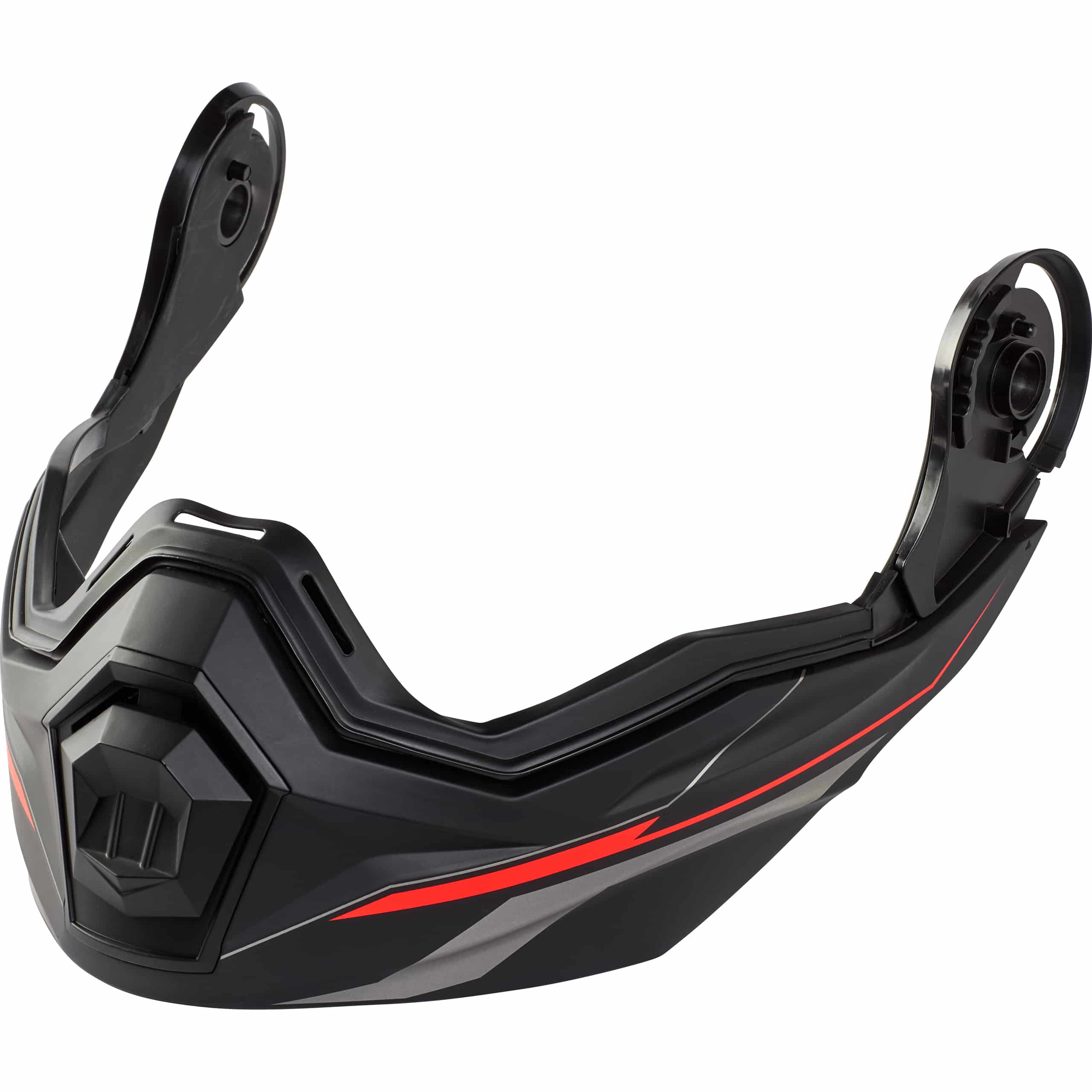 Scorpion EXO Kinnteil ADX-1 Anima Matt schwarz/rot - Helme & Brillen - Motorradhelme Zubehör