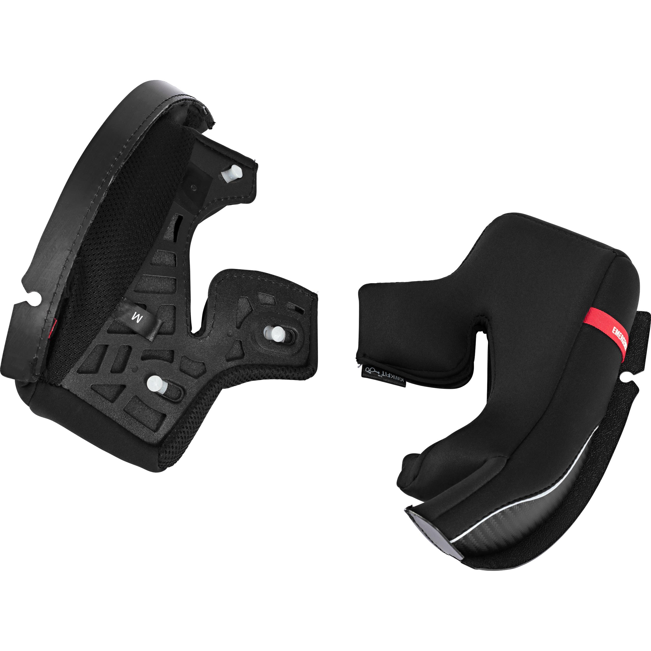 Scorpion EXO Wangenpolster 1400 Air schwarz XL - Helme & Brillen - Motorradhelme Zubehör