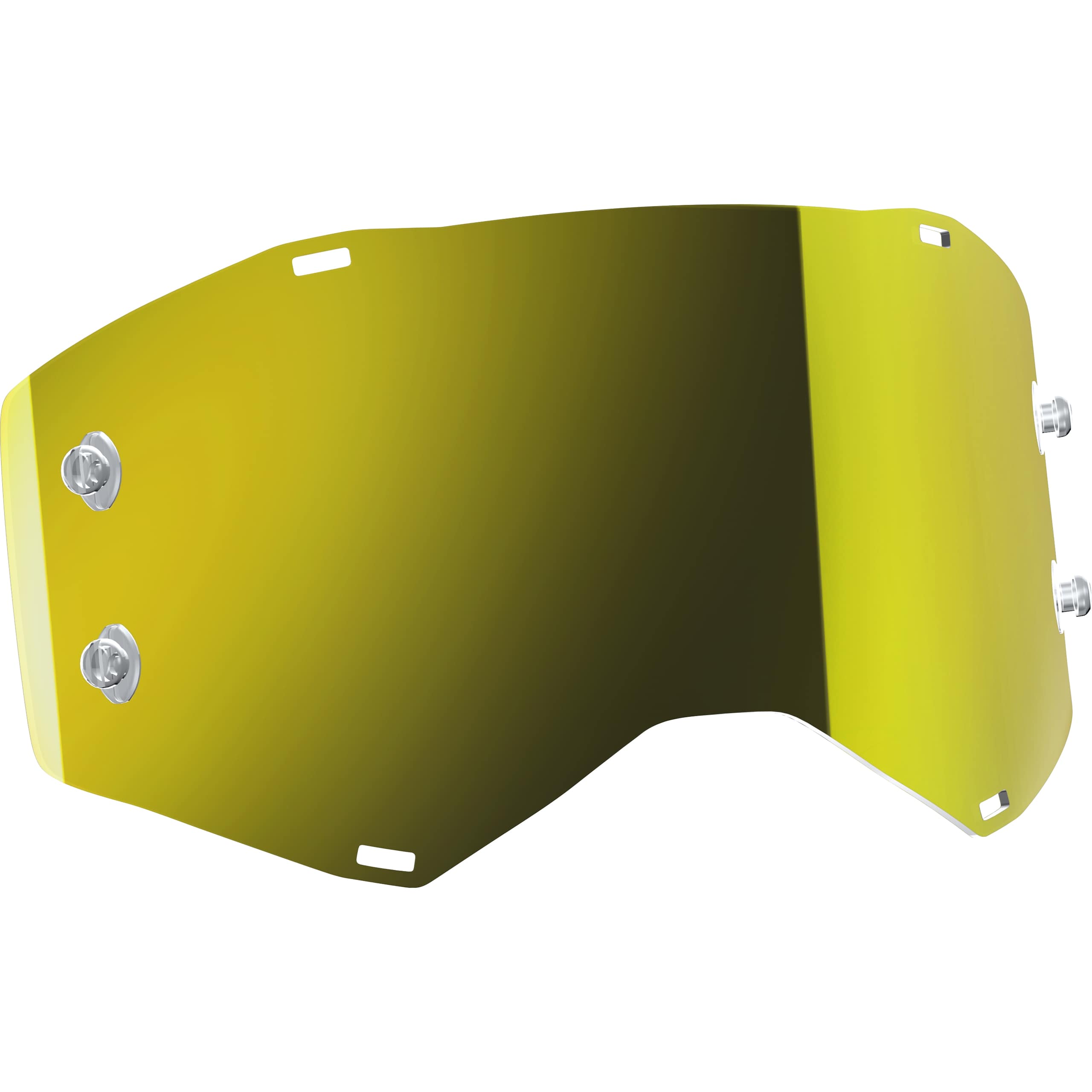 Scott Ersatzglas Works Prospect/Fury gelb chrome getönt - Helme & Brillen - Brillen