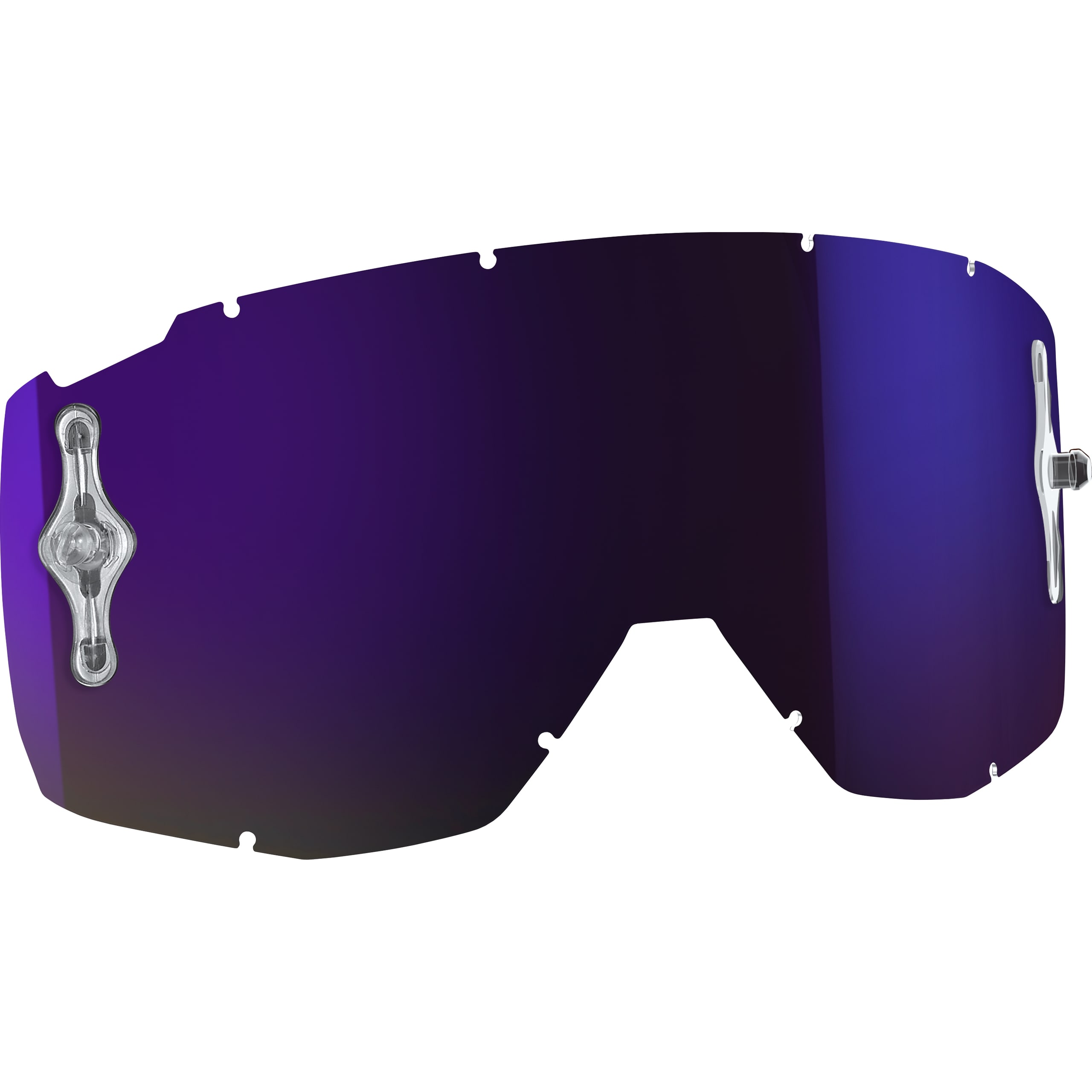 Scott Ersatzglas afc Works Primal/Hustle/Split lila verchromt - Helme & Brillen - Brillen
