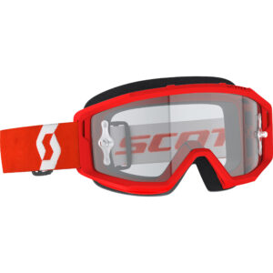 Scott Primal Crossbrille rot/weiß klar - Helme & Brillen - Brillen