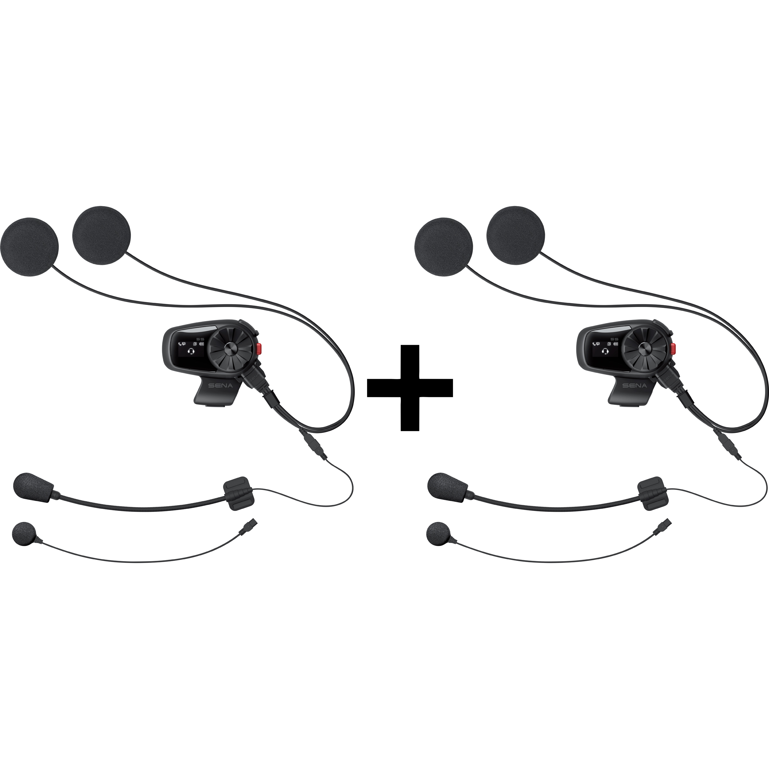 Sena 5S Bluetooth Kommunikationssystem Dual Pack - Helme & Brillen - Helmkommunikation