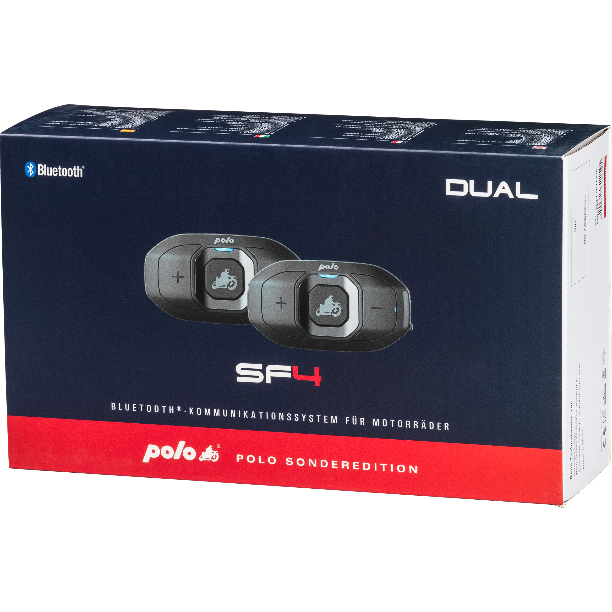 Sena Bluetooth Headset Sonderedition Dual SF4 - Helme & Brillen - Helmkommunikation