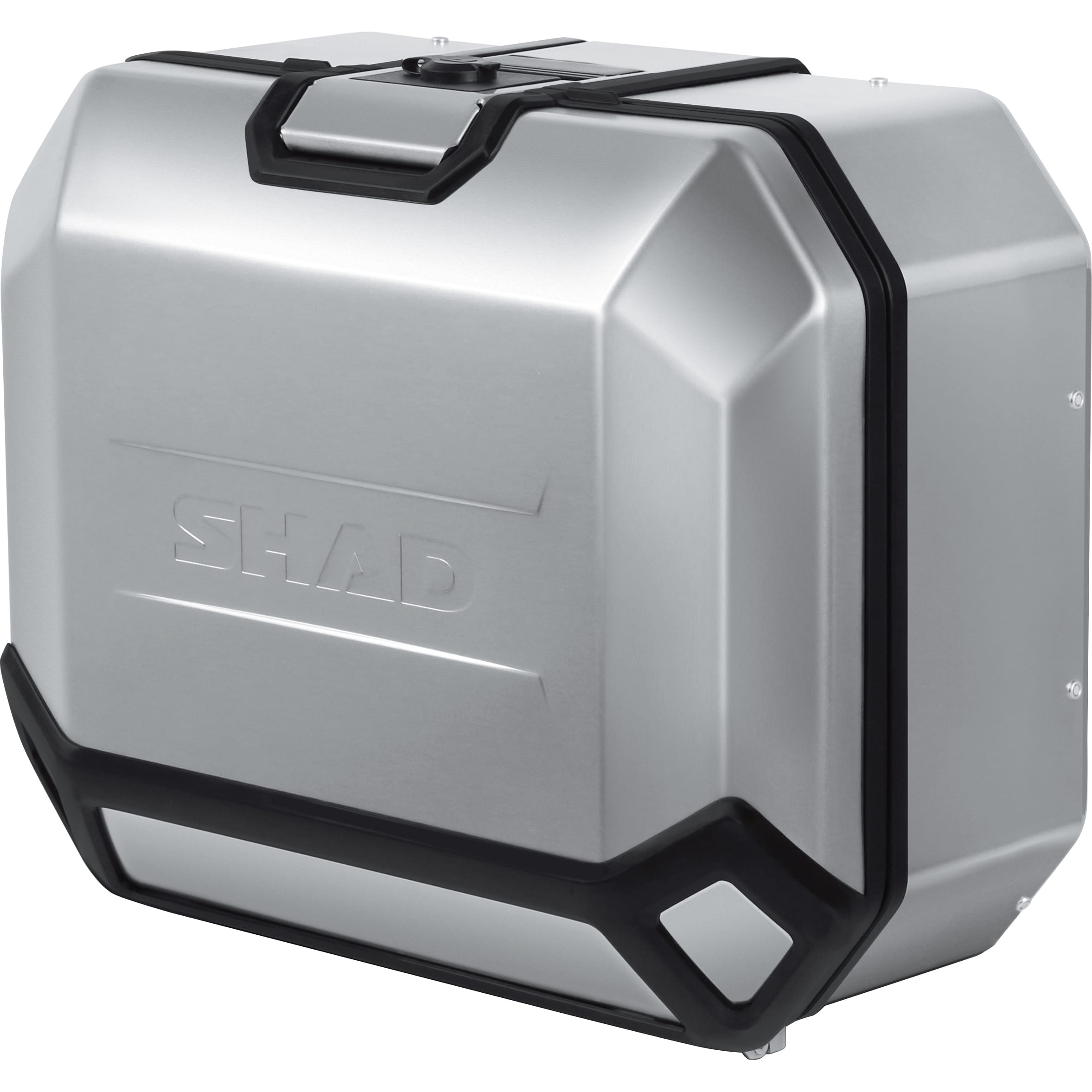 Shad 4P Seitenkoffer Terra Aluminium TR36 silber links - Motorradzubehör - Motorradgepäck
