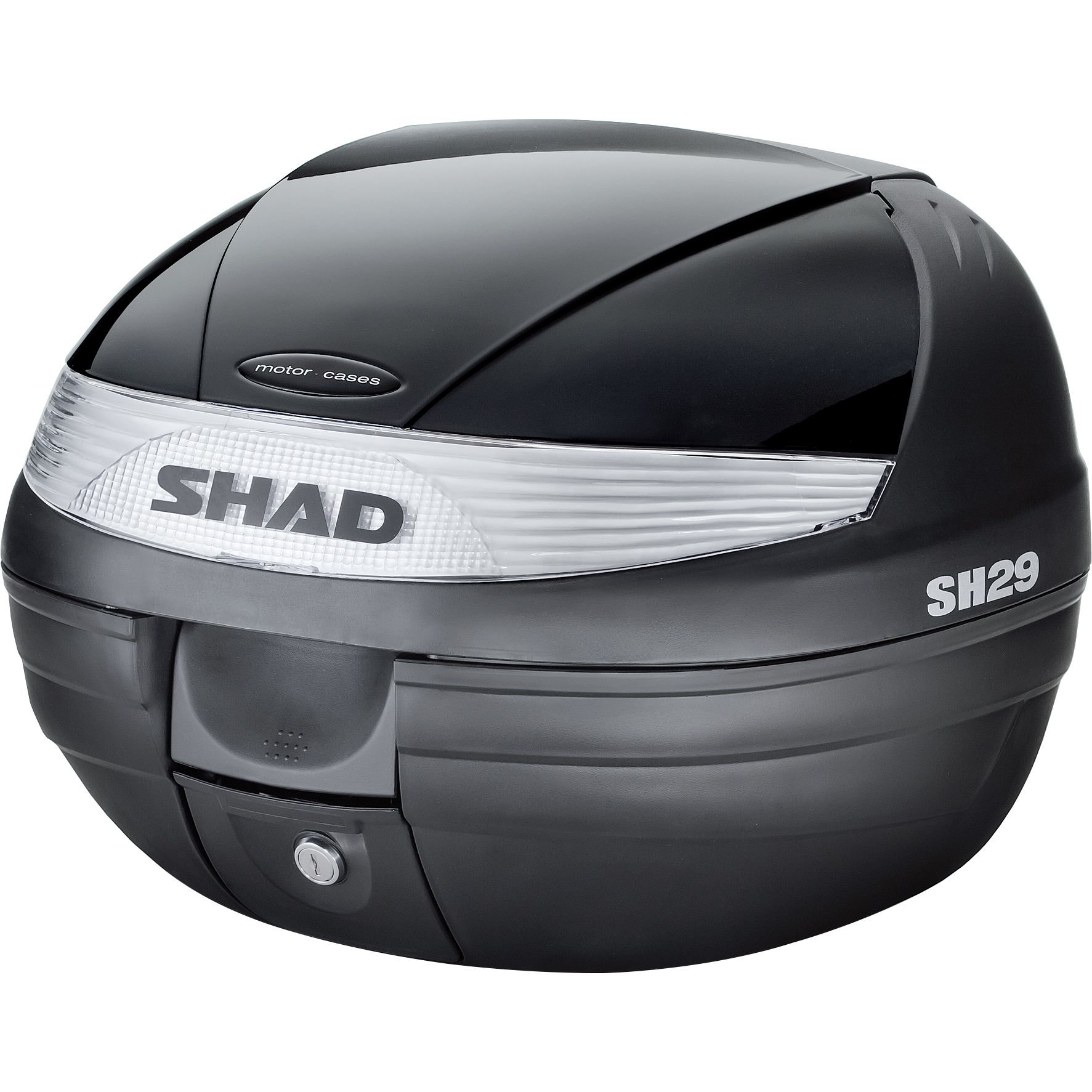 Shad Deckelcover für SH29 Topcase schwarz metallic lackiert - Motorradzubehör - Motorradgepäck