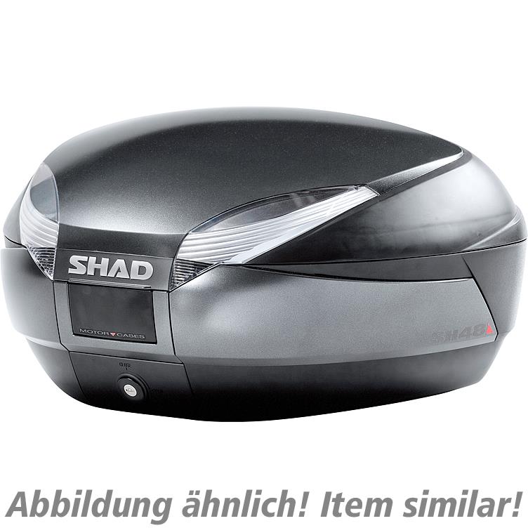 Shad Deckelcover für SH48 Topcase schwarz metallic - Motorradzubehör - Motorradgepäck