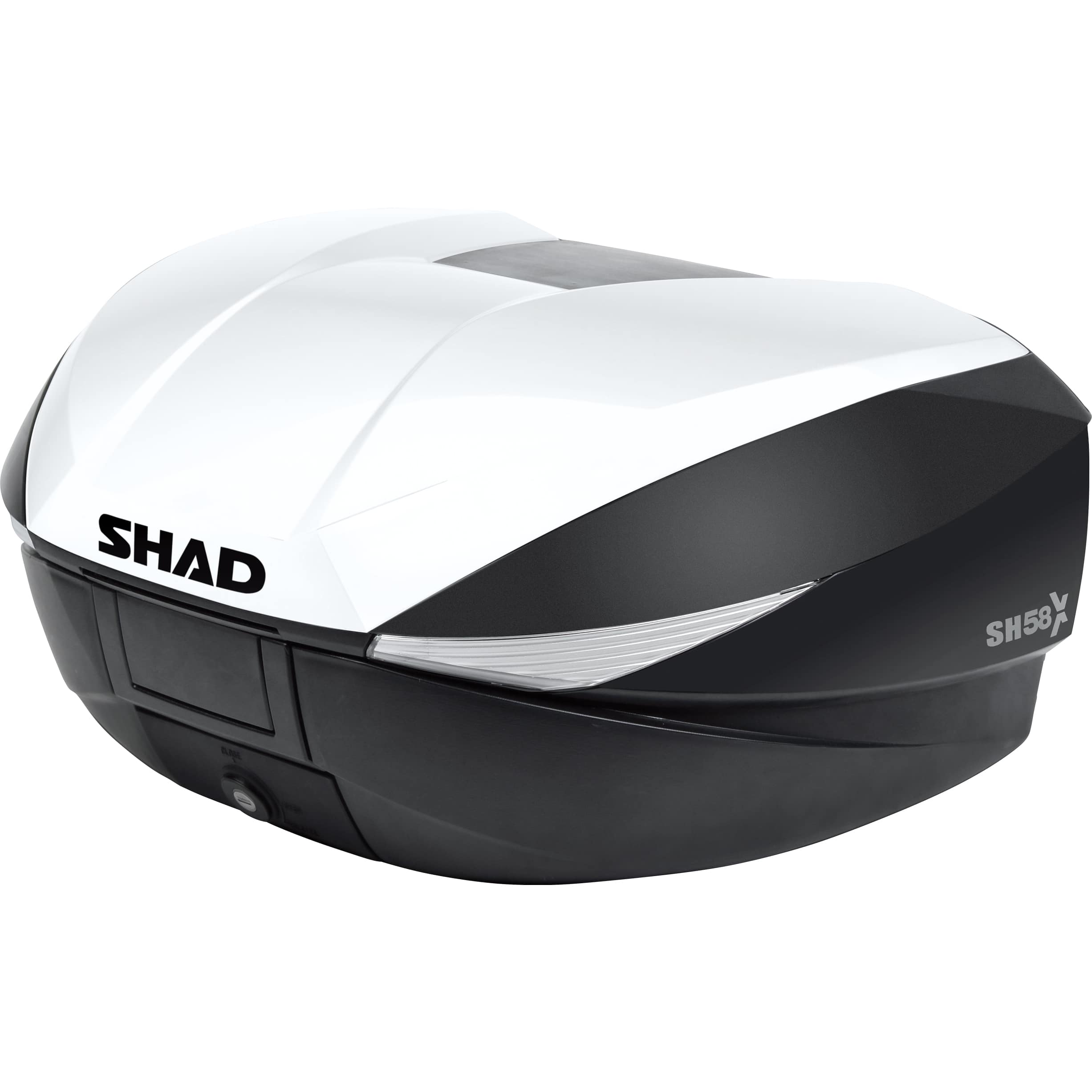 Shad Deckelcover für SH58X Topcase D1B58E08 weiß - Motorradzubehör - Motorradgepäck