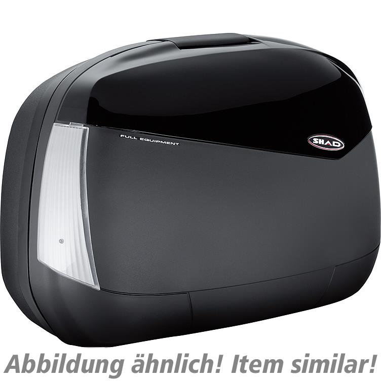 Shad Deckelcoverpaar für SH 43 Seitenkoffer schwarz matt lackiert - Motorradzubehör - Motorradgepäck