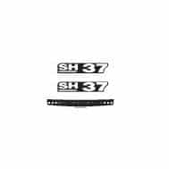 Shad Ersatz Aufkleberset D1B371ETR für SH37 - Motorradteile & Ersatzteile - Verkleidungen & Abdeckungen