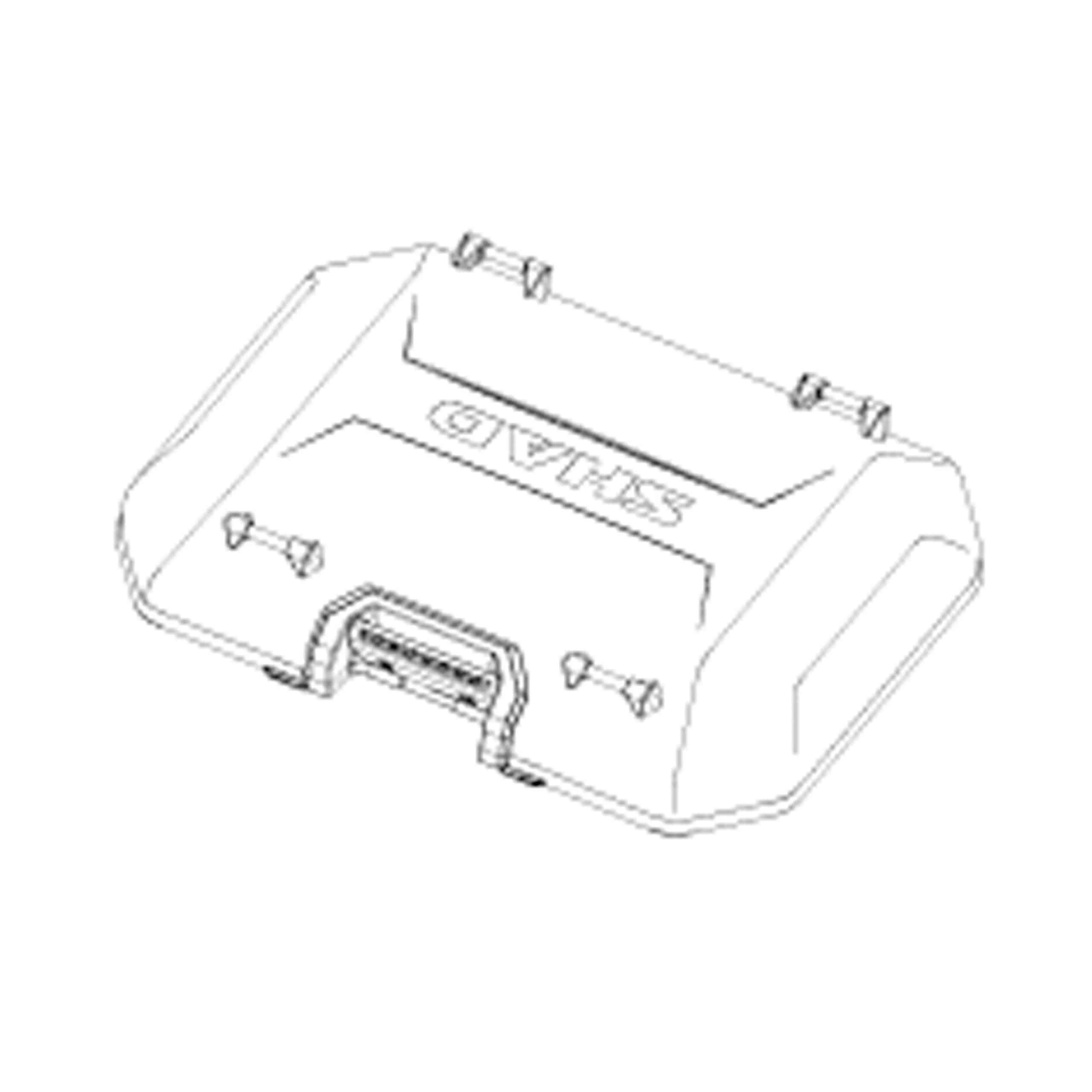 Shad Ersatz Kofferdeckel 203913RB schwarz für Terra TR55 - Motorradzubehör - Motorradgepäck