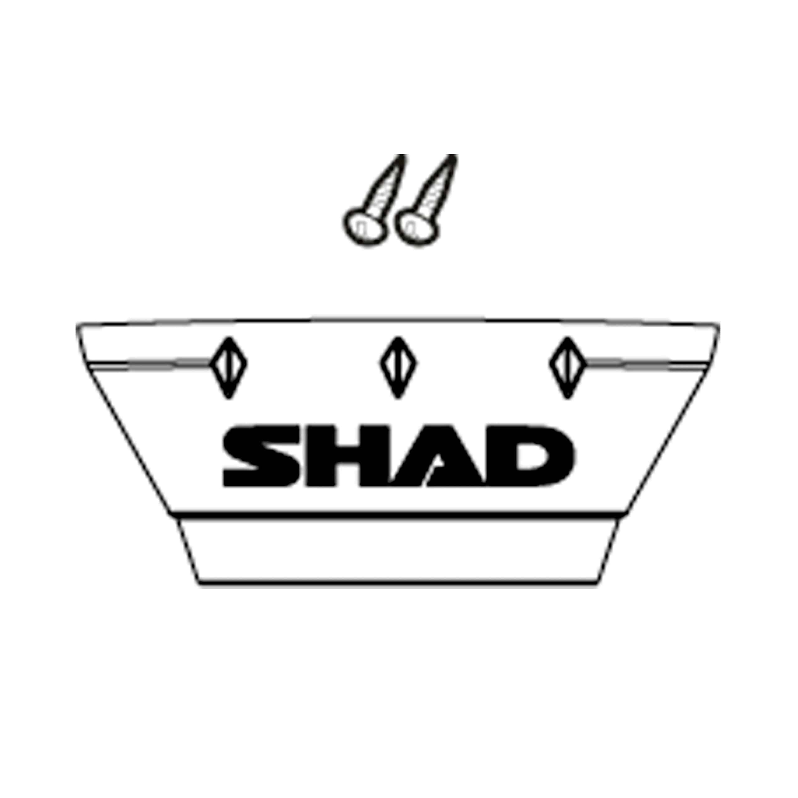 Shad Ersatz-Reflektor D1B441CAR weiß für SH44 - Motorradzubehör - Motorradgepäck