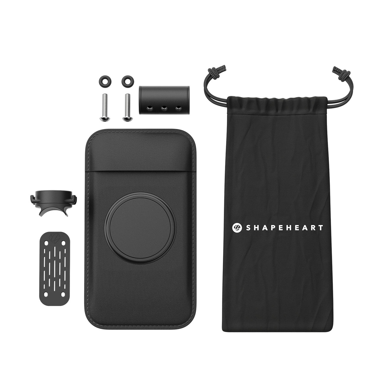 Shapeheart Mirror-Bundle Pro XXL Handyhalterung - Motorradzubehör - Multimedia