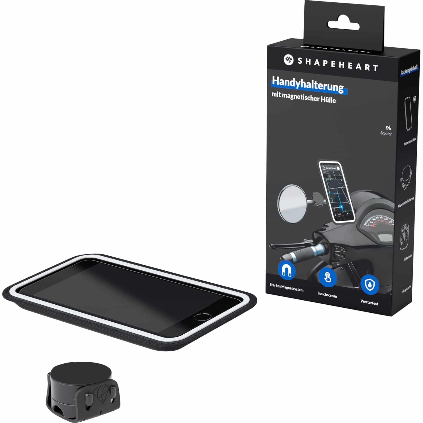 Shapeheart Scooter Bundle XL Handyhalterung - Motorradzubehör - Multimedia