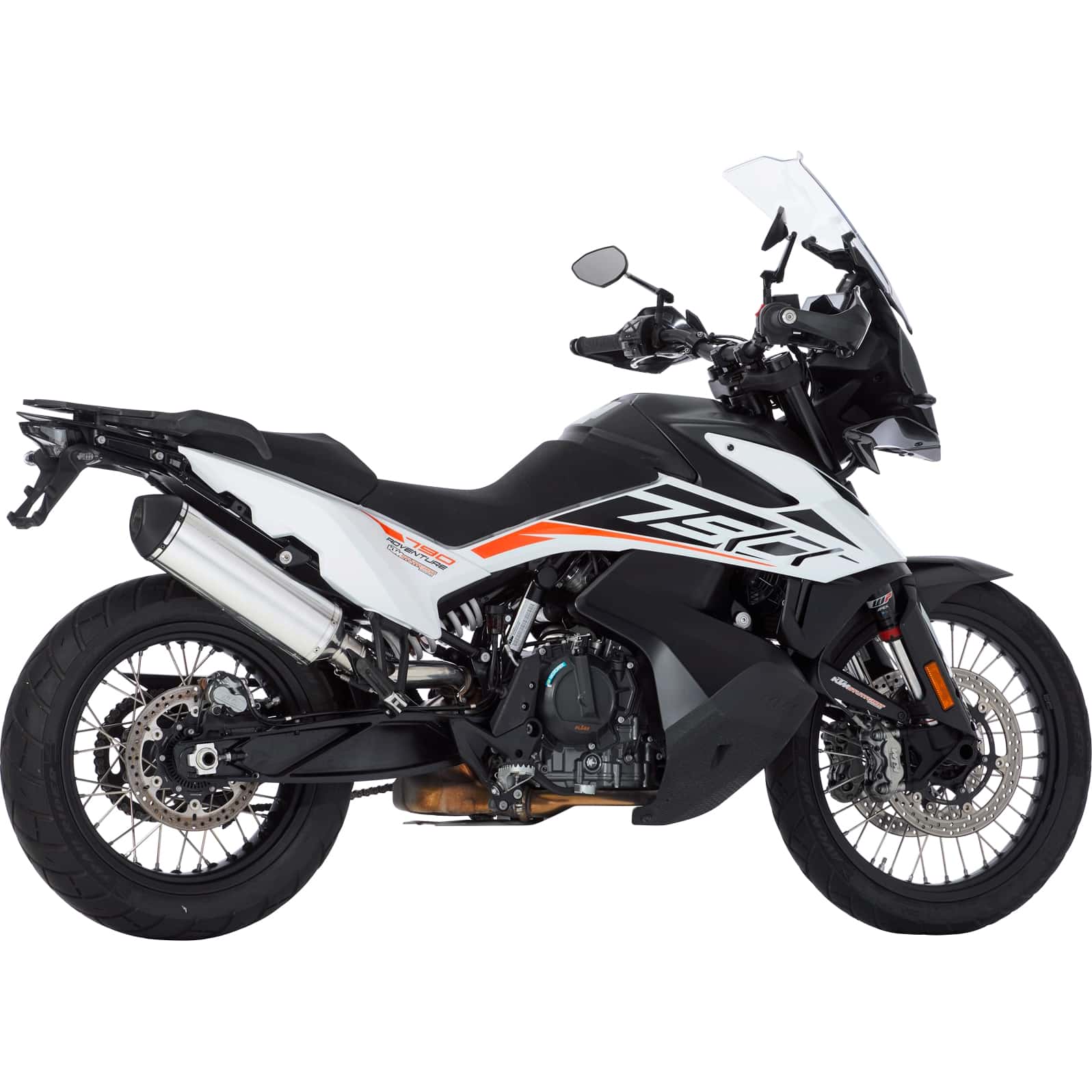 Shark exhaust Auspuff DSX-5 poliert für KTM/Husqvarna 790/890/901 Adventur - Motorradteile & Ersatzteile - Auspuff