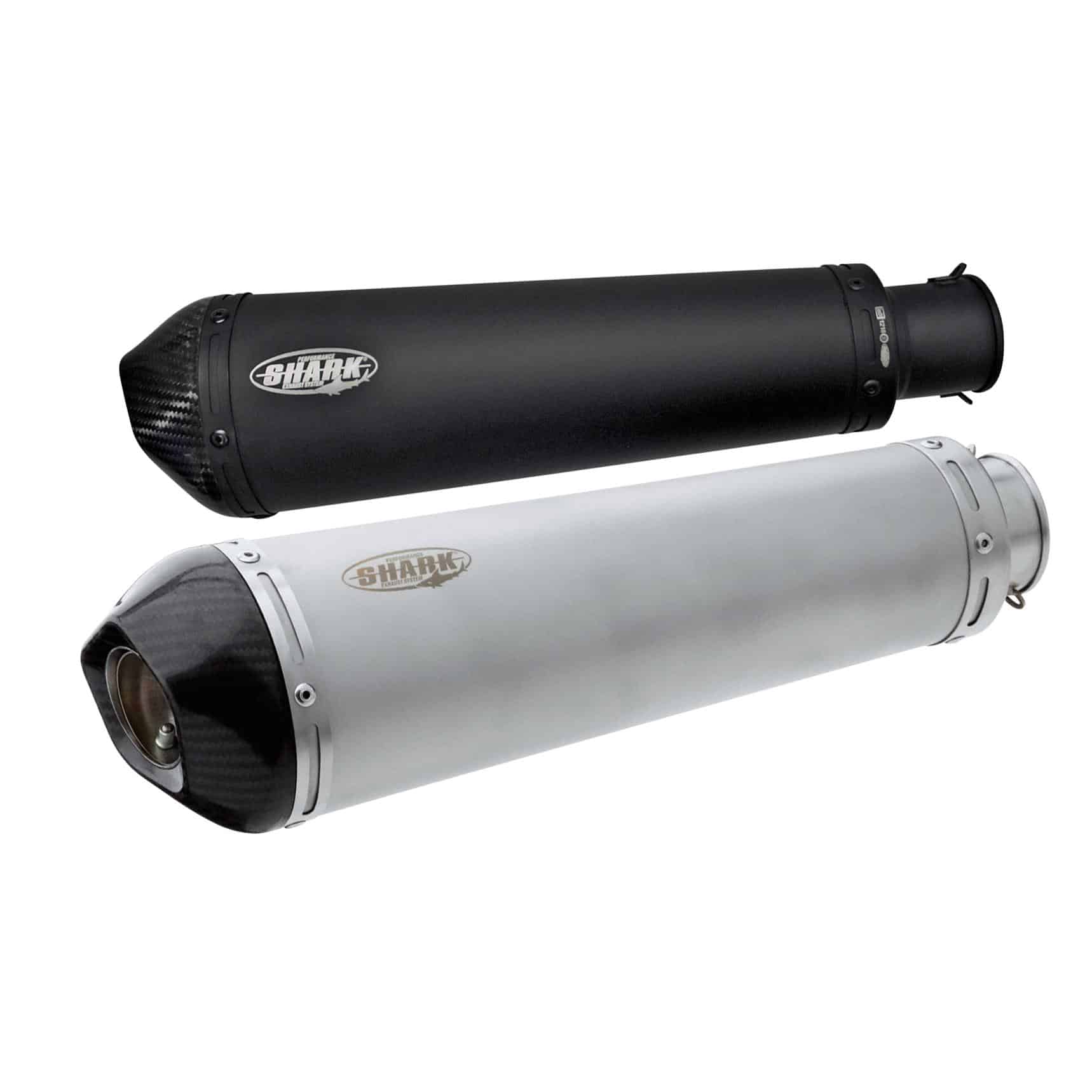 Shark exhaust Auspuff DSX-7 short schwarz für KTM Duke 990 2024- - Motorradteile & Ersatzteile - Auspuff