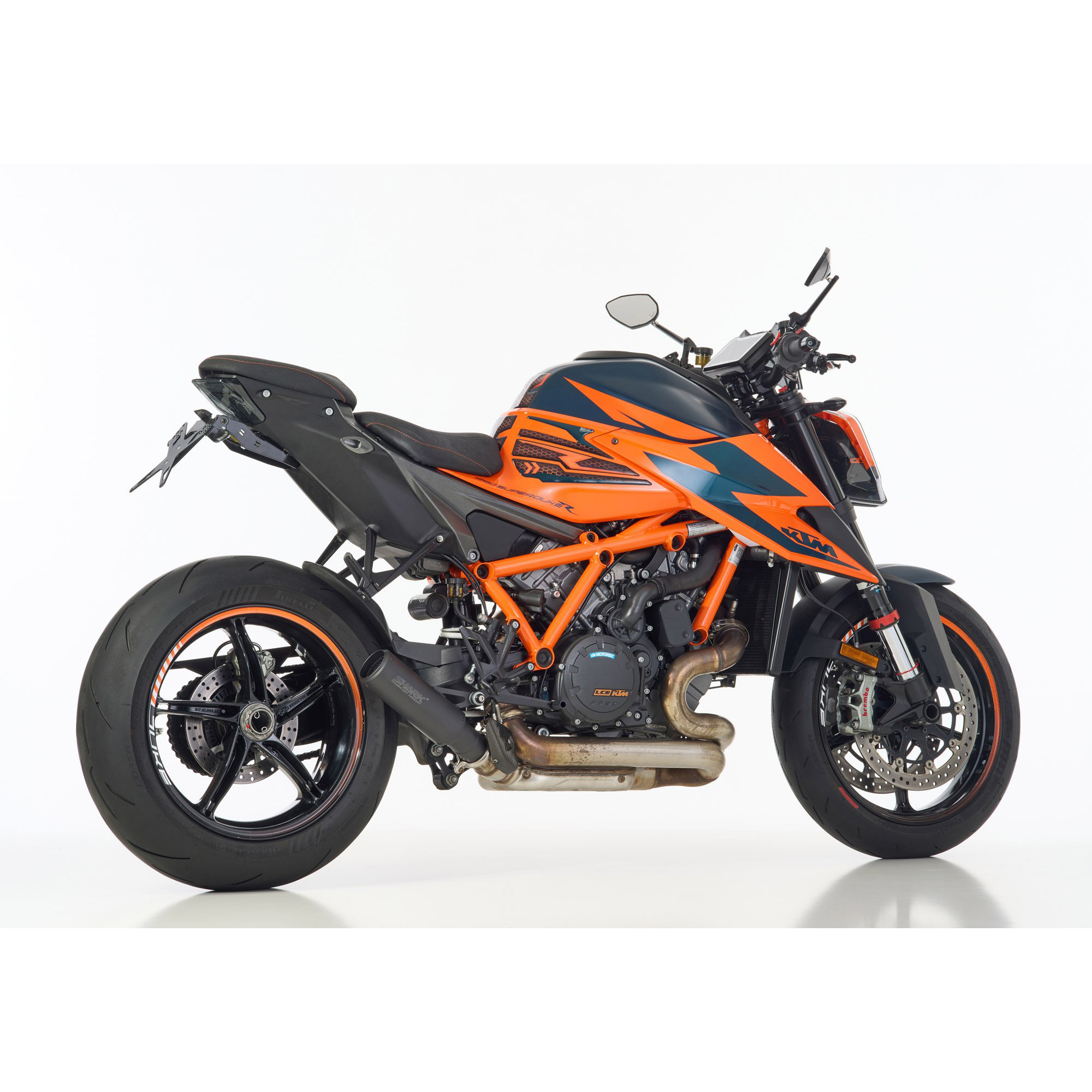 Shark exhaust Auspuff RCT schwarz für KTM 1390 Super Duke R - Motorradteile & Ersatzteile - Auspuff