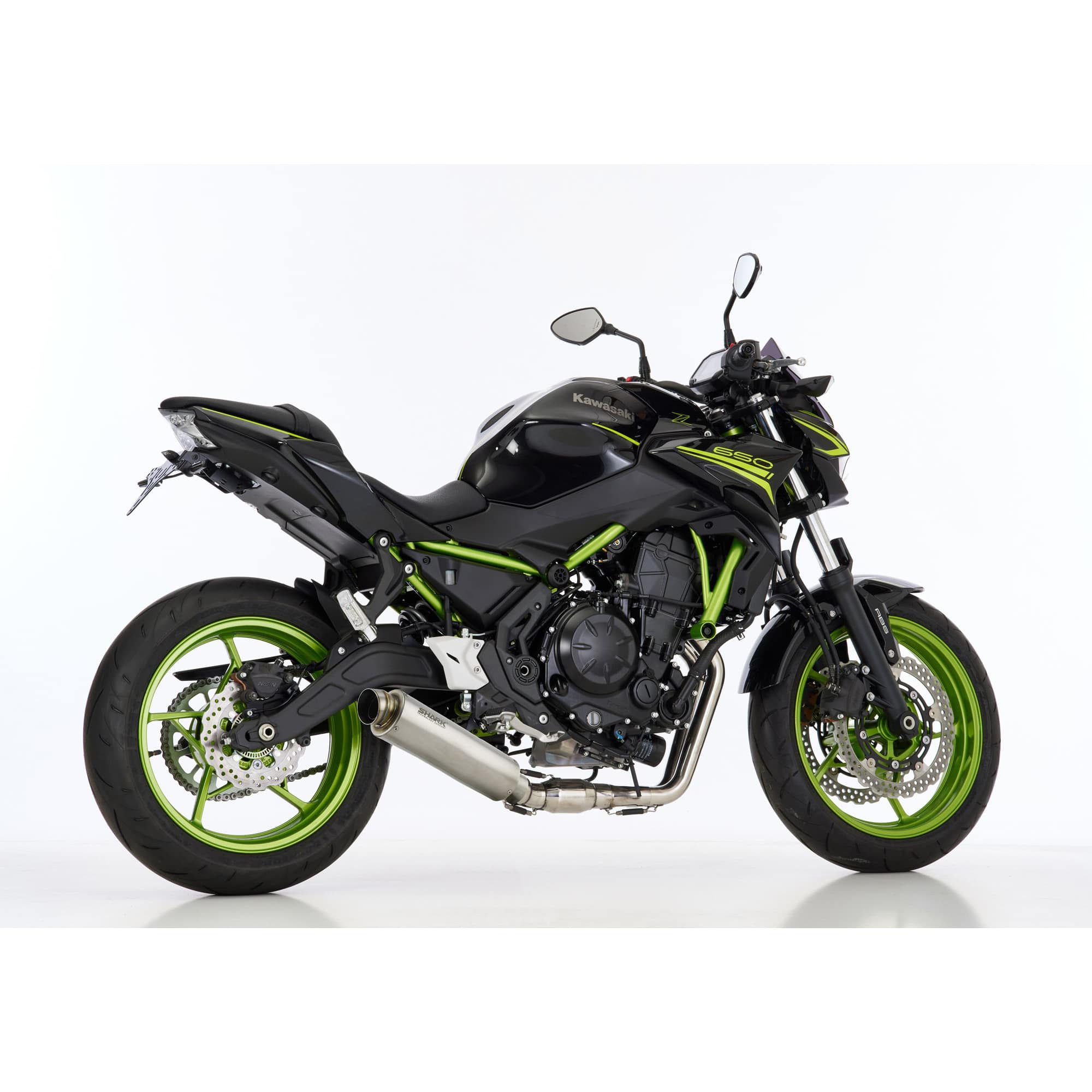 Shark exhaust Auspuff SRC4 2in1 Titan für Kawasaki Ninja/Z 650 /RS 2021-20 - Motorradteile & Ersatzteile - Auspuff