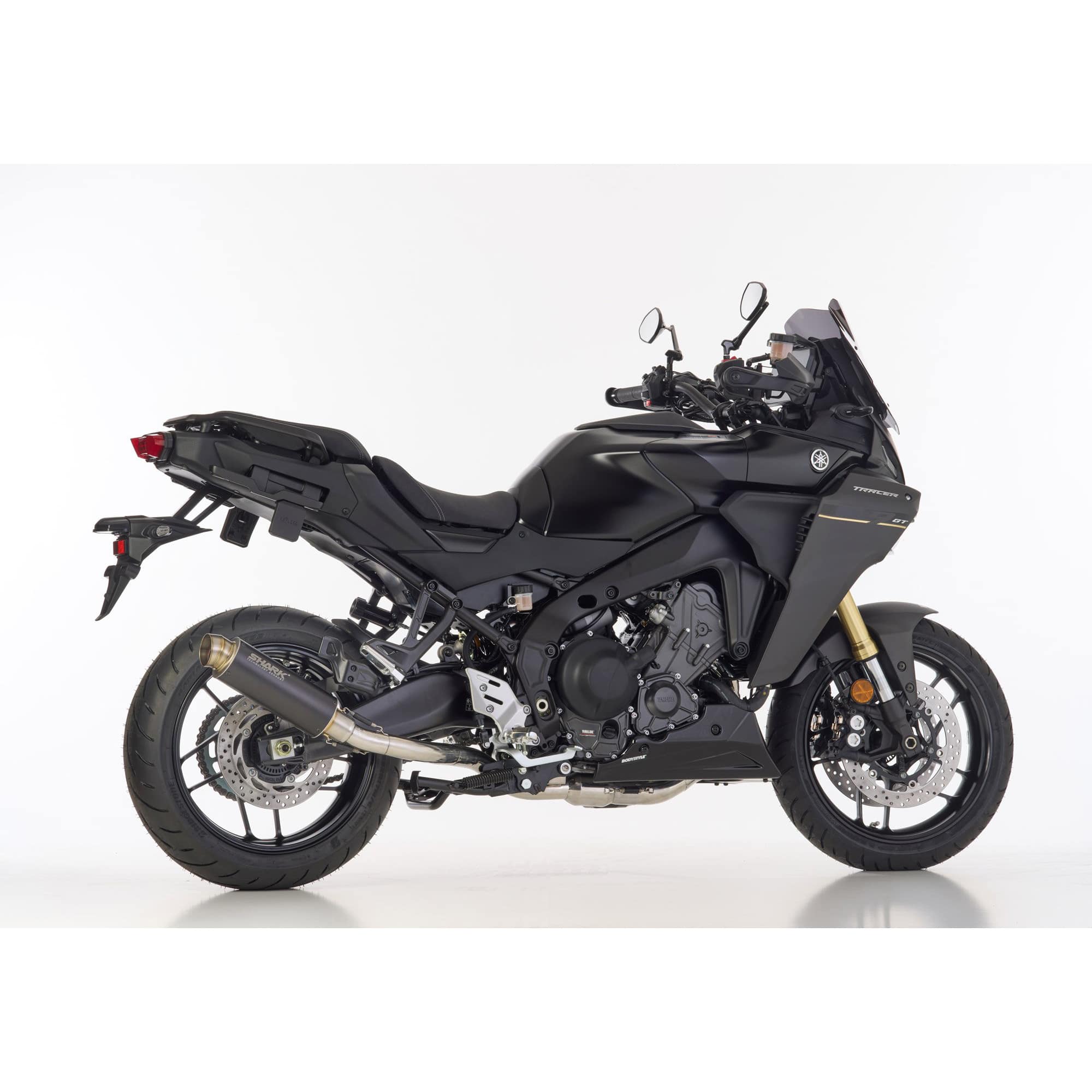 Shark exhaust Auspuff SRC4 3-1 schwarz für Yamaha Tracer 9 /GT 2025- - Motorradteile & Ersatzteile - Auspuff
