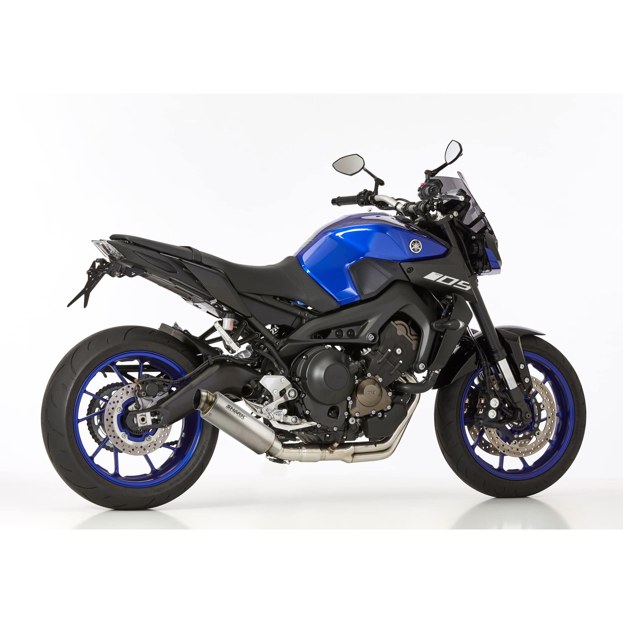 Shark exhaust Auspuff SRC4 3in1 Titan für Yamaha MT-09/XSR 900 2016-2021 - Motorradteile & Ersatzteile - Auspuff