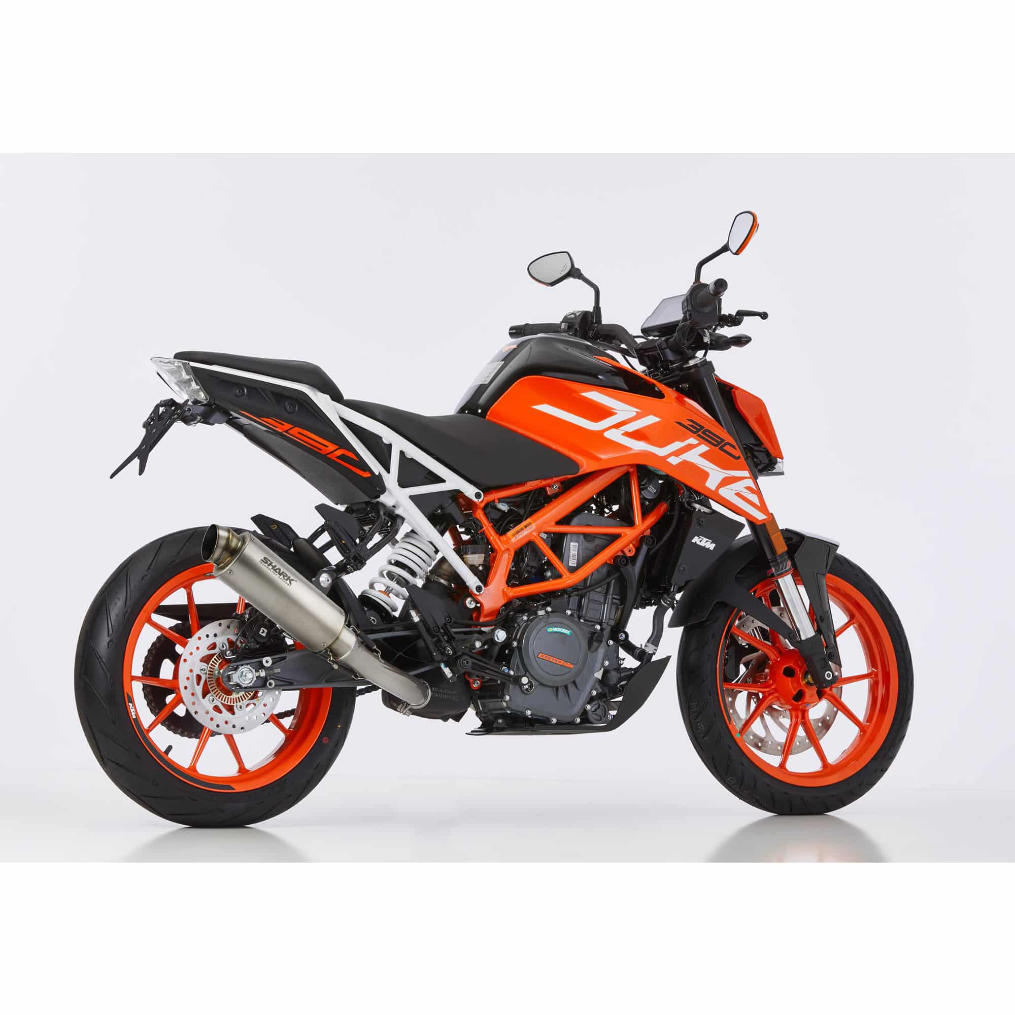 Shark exhaust Auspuff SRC4 Titan für Duke/RC/Svart-/Vitpilen 125/390/401 2 - Motorradteile & Ersatzteile - Auspuff