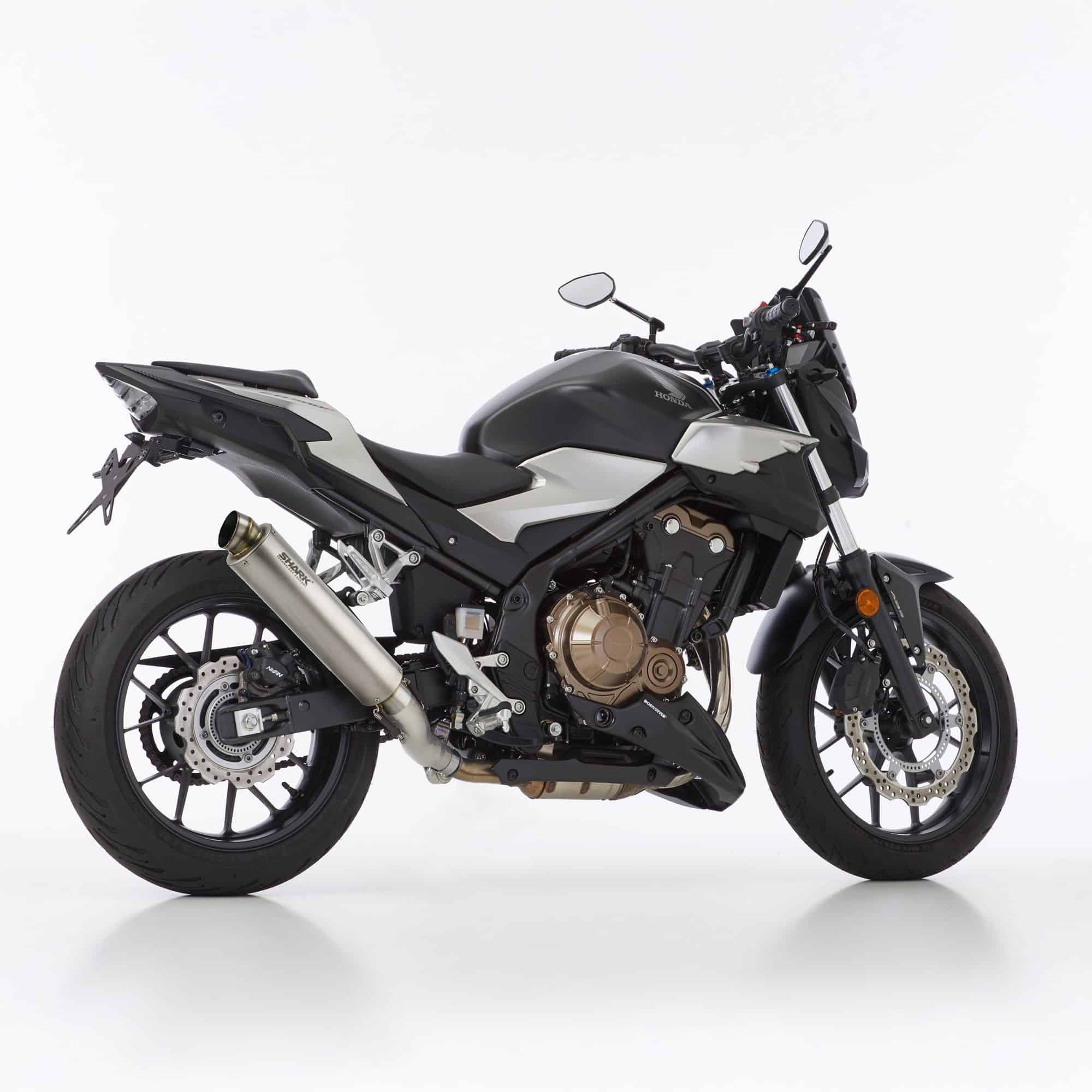 Shark exhaust Auspuff SRC4 Titan für Honda CB/CBR/NX 500 2024- - Motorradteile & Ersatzteile - Auspuff