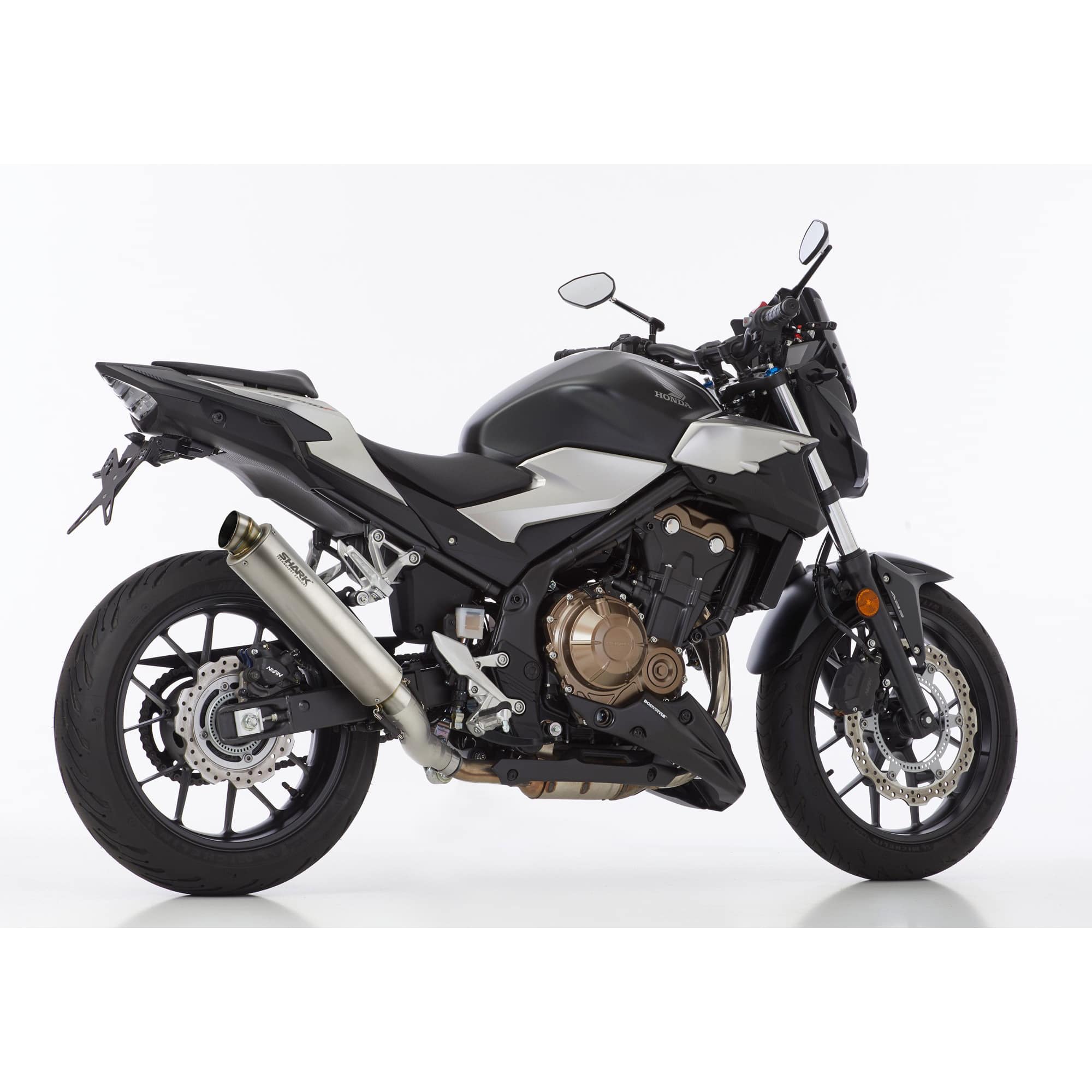 Shark exhaust Auspuff SRC4 Titan für Honda CB/CBR/NX 500 F/R/X 2017- - Motorradteile & Ersatzteile - Auspuff
