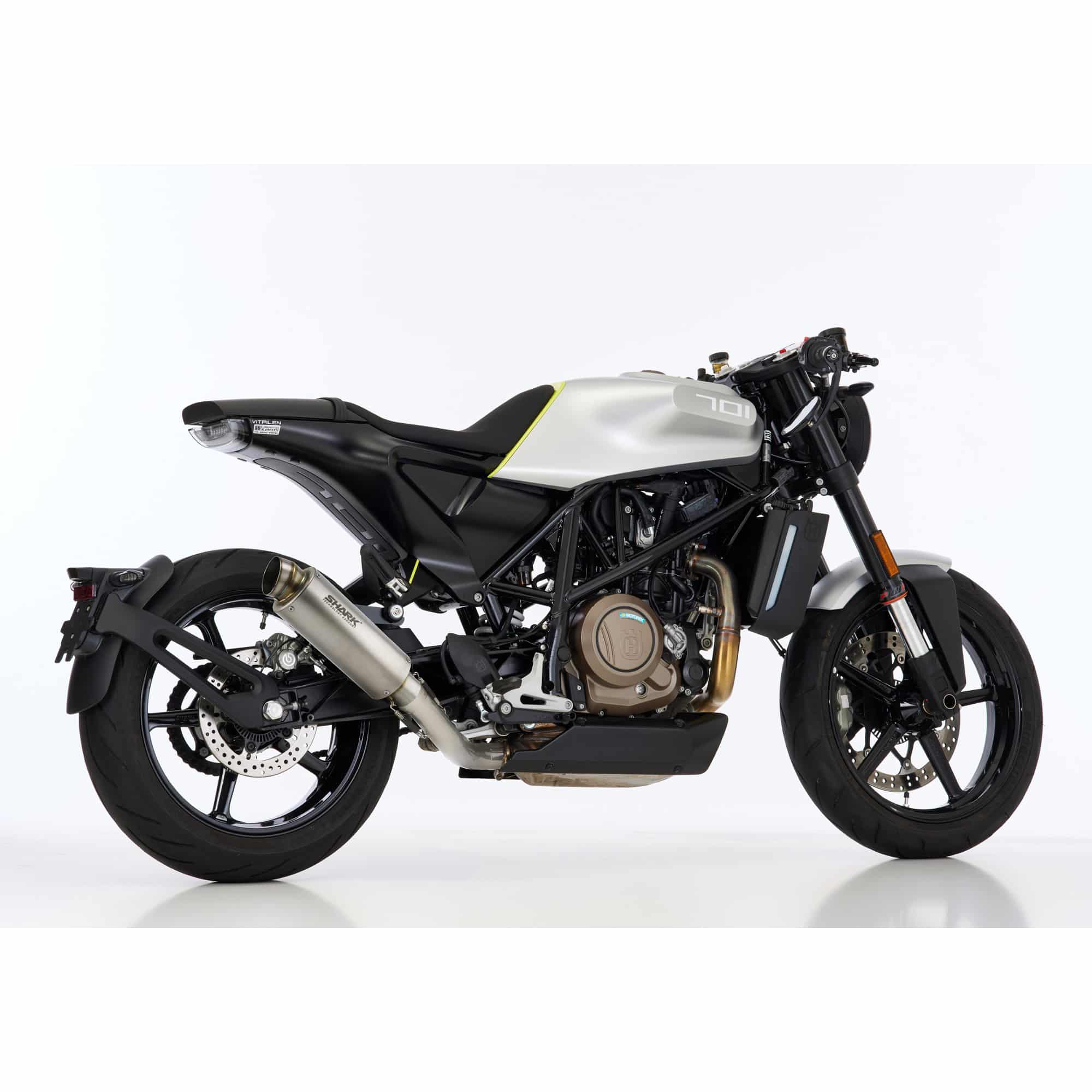 Shark exhaust Auspuff SRC4 Titan für Husqvarna Svart-/Vitpilen 701 - Motorradteile & Ersatzteile - Auspuff