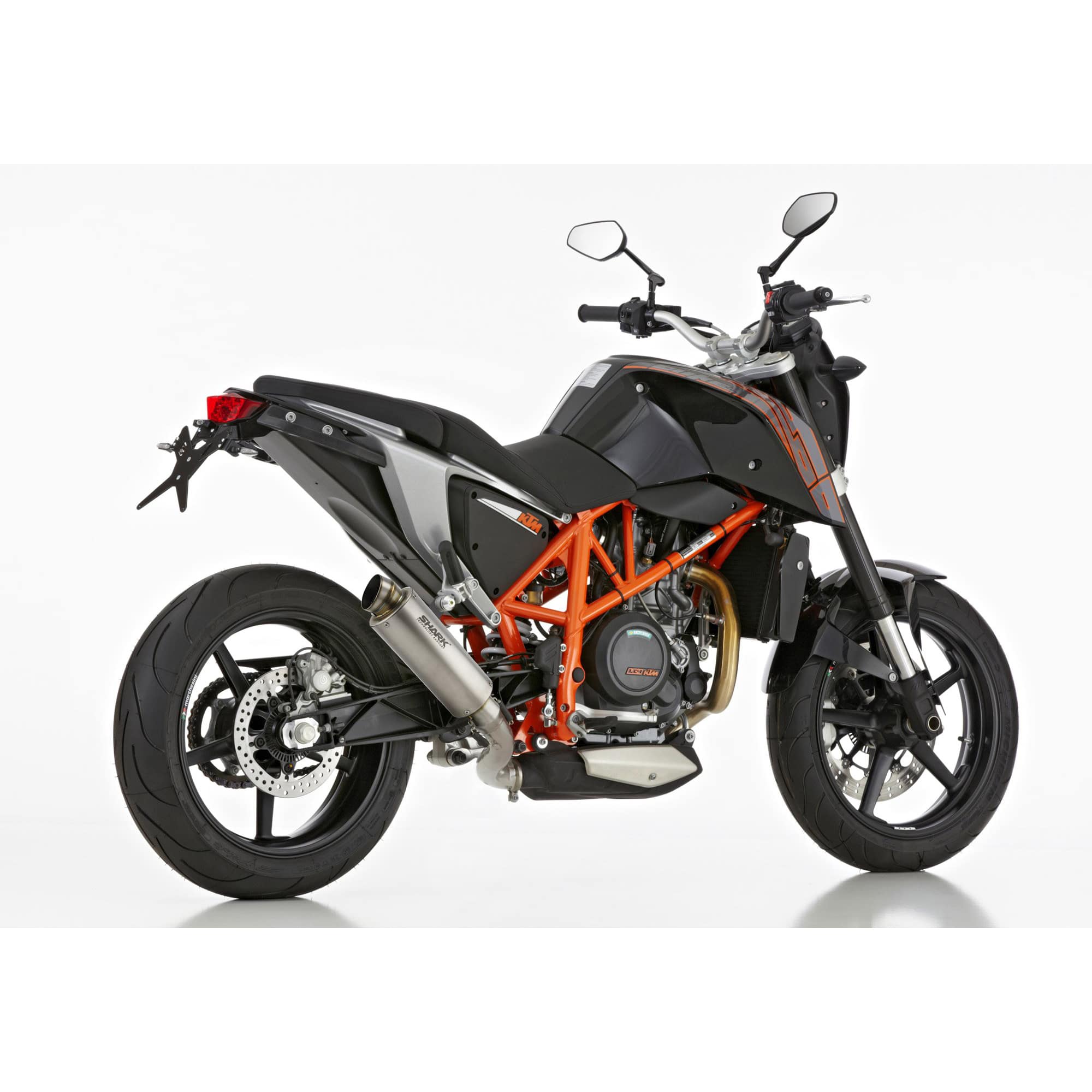 Shark exhaust Auspuff SRC4 Titan für KTM Duke 690 /R 2012-2019 - Motorradteile & Ersatzteile - Auspuff