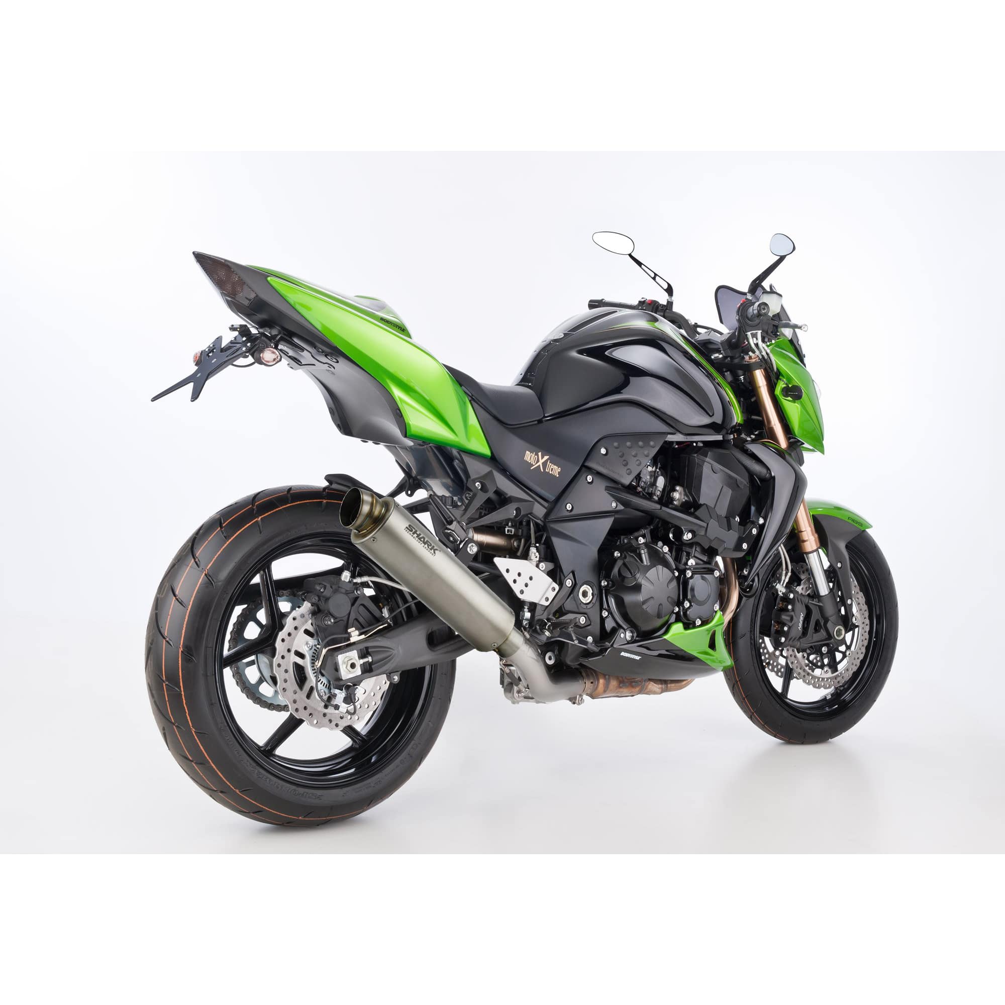 Shark exhaust Auspuff SRC4 Titan für Kawasaki Z 750 /S 2004-2006 - Motorradteile & Ersatzteile - Auspuff