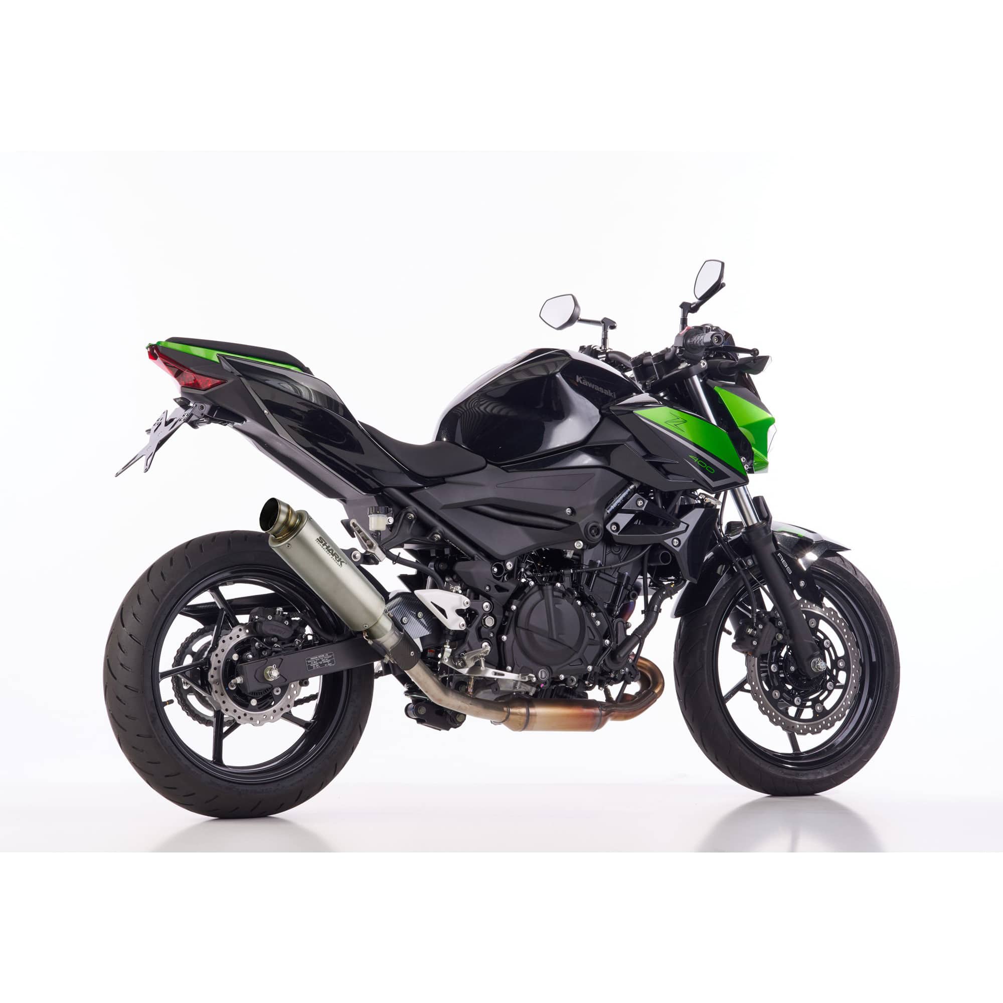 Shark exhaust Auspuff SRC4 Titan für Kawasaki Z/Ninja 400 2018-2021 - Motorradteile & Ersatzteile - Auspuff