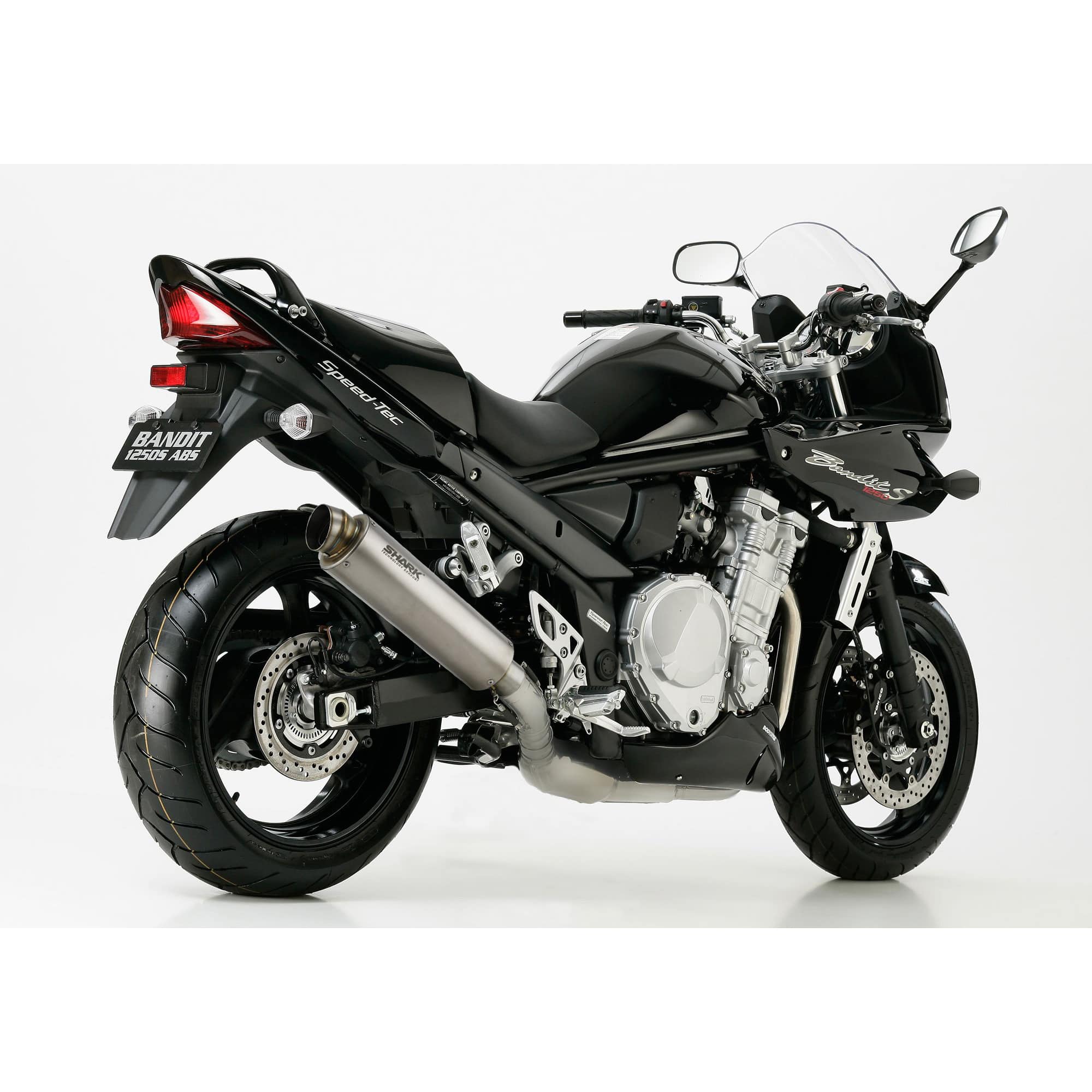 Shark exhaust Auspuff SRC4 Titan für Suzuki GSF 650/GSF/GSX 1250 Bandit /S - Motorradteile & Ersatzteile - Auspuff