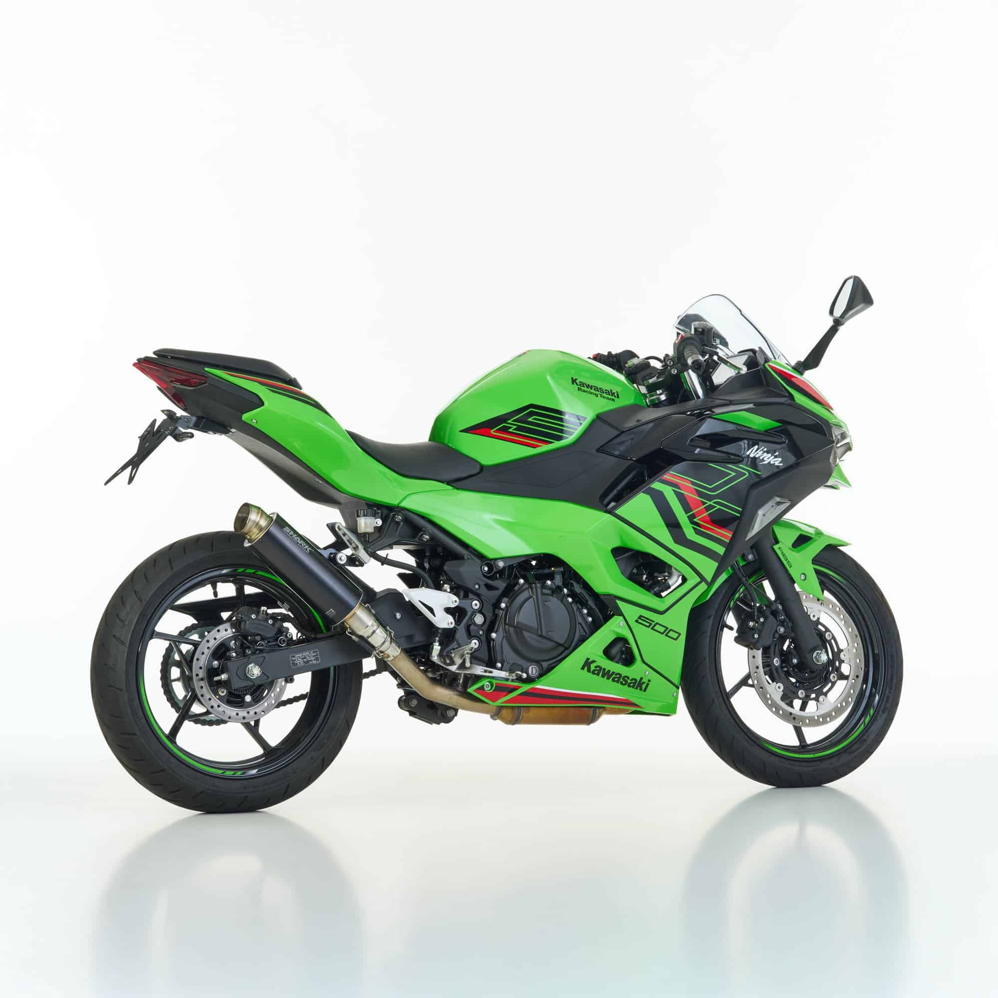 Shark exhaust Auspuff SRC4 short schwarz für Z/Ninja 500 2024- - Motorradteile & Ersatzteile - Auspuff