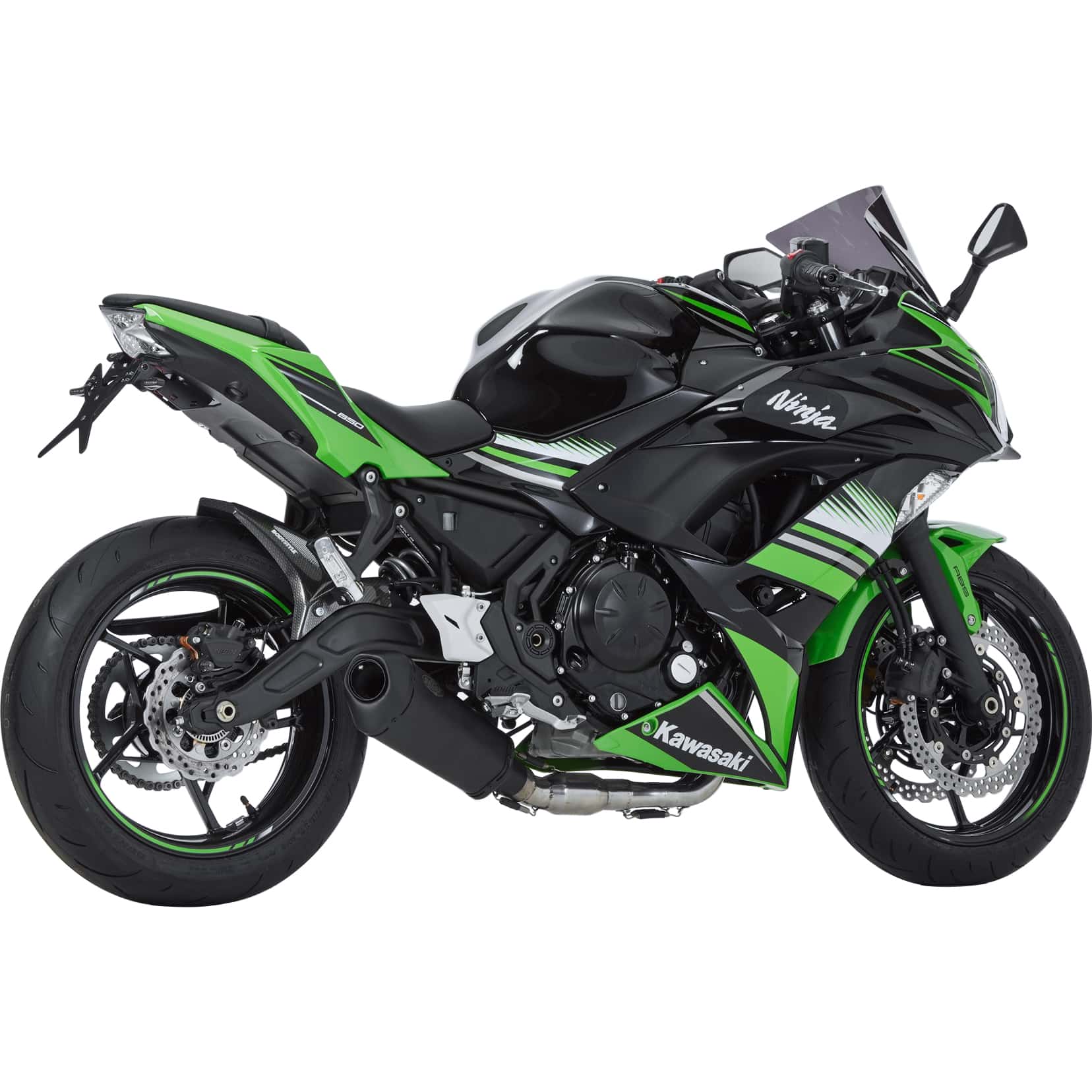 Shark exhaust DSX-10 Auspuff 2in1 schwarz für Z/Ninja 650 /RS 2021-2022 - Motorradteile & Ersatzteile - Auspuff