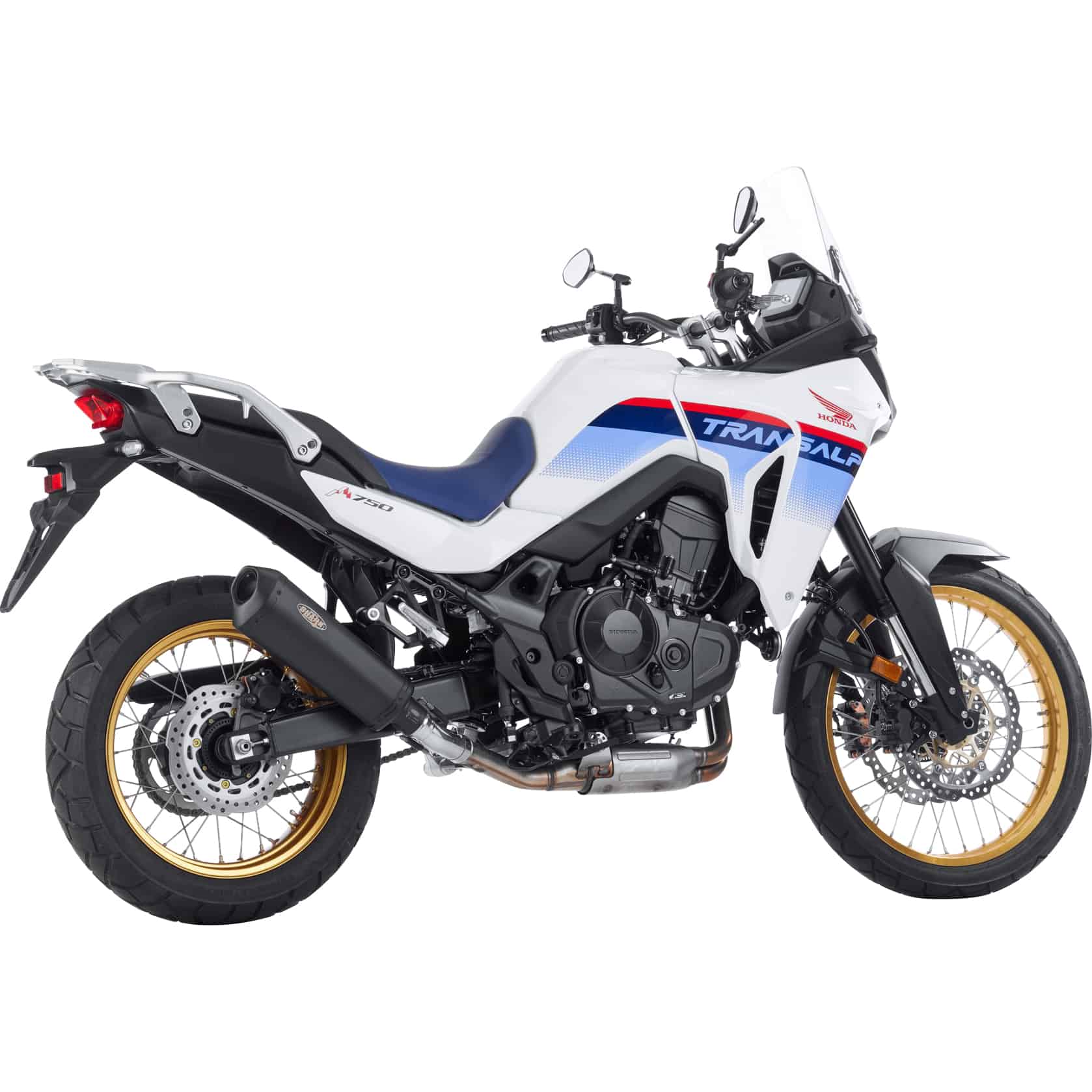 Shark exhaust DSX-10 Auspuff schwarz für Honda XL 750 Transalp - Motorradteile & Ersatzteile - Auspuff