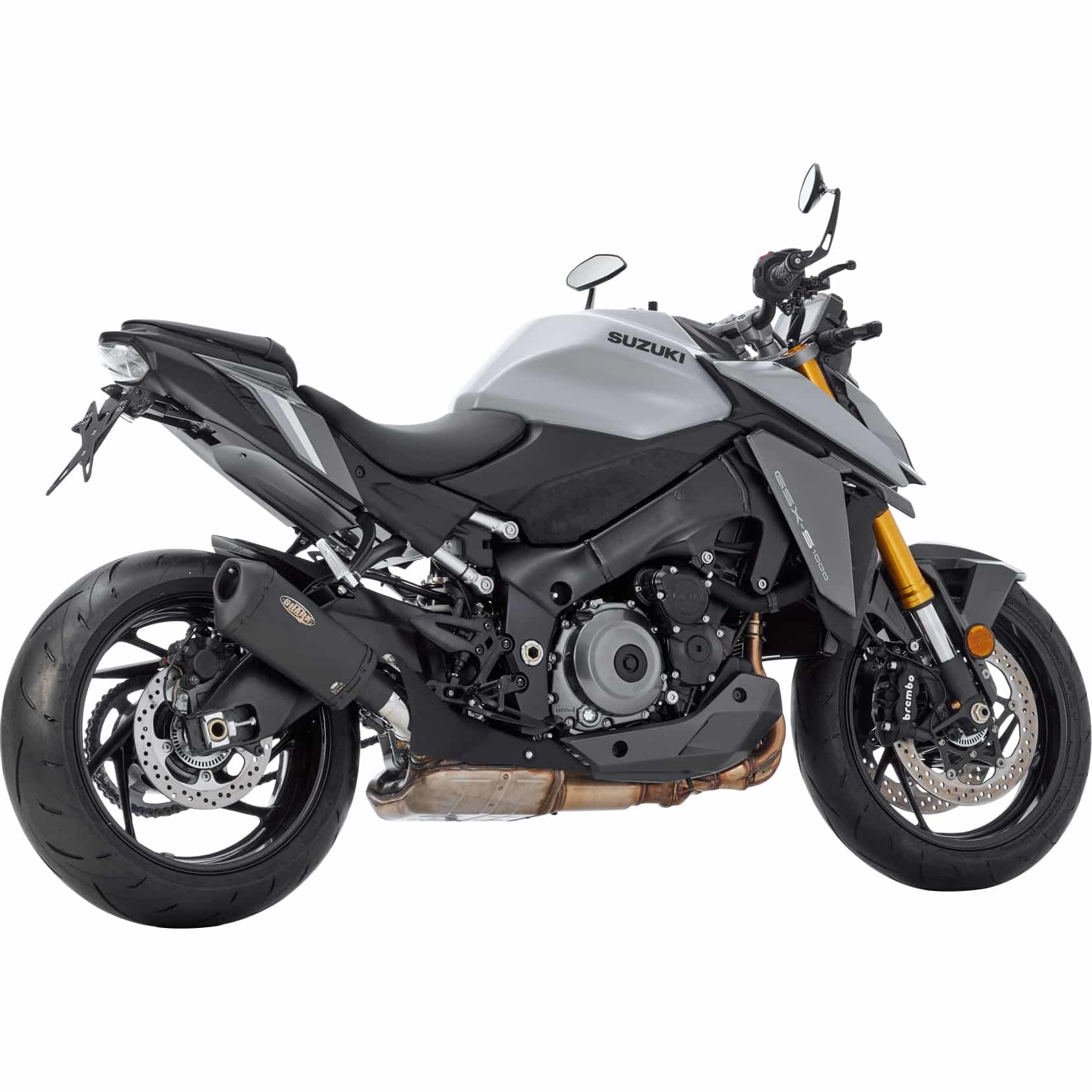 Shark exhaust DSX-10 Auspuff schwarz für Suzuki GSX-S 950/1000 2021- - Motorradteile & Ersatzteile - Auspuff