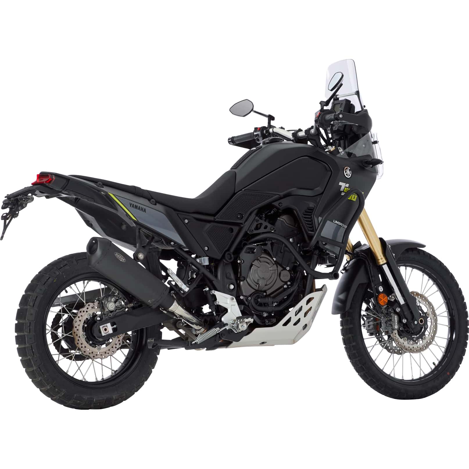 Shark exhaust DSX-10 Auspuff schwarz für Yamaha Tenere 700 - Motorradteile & Ersatzteile - Auspuff