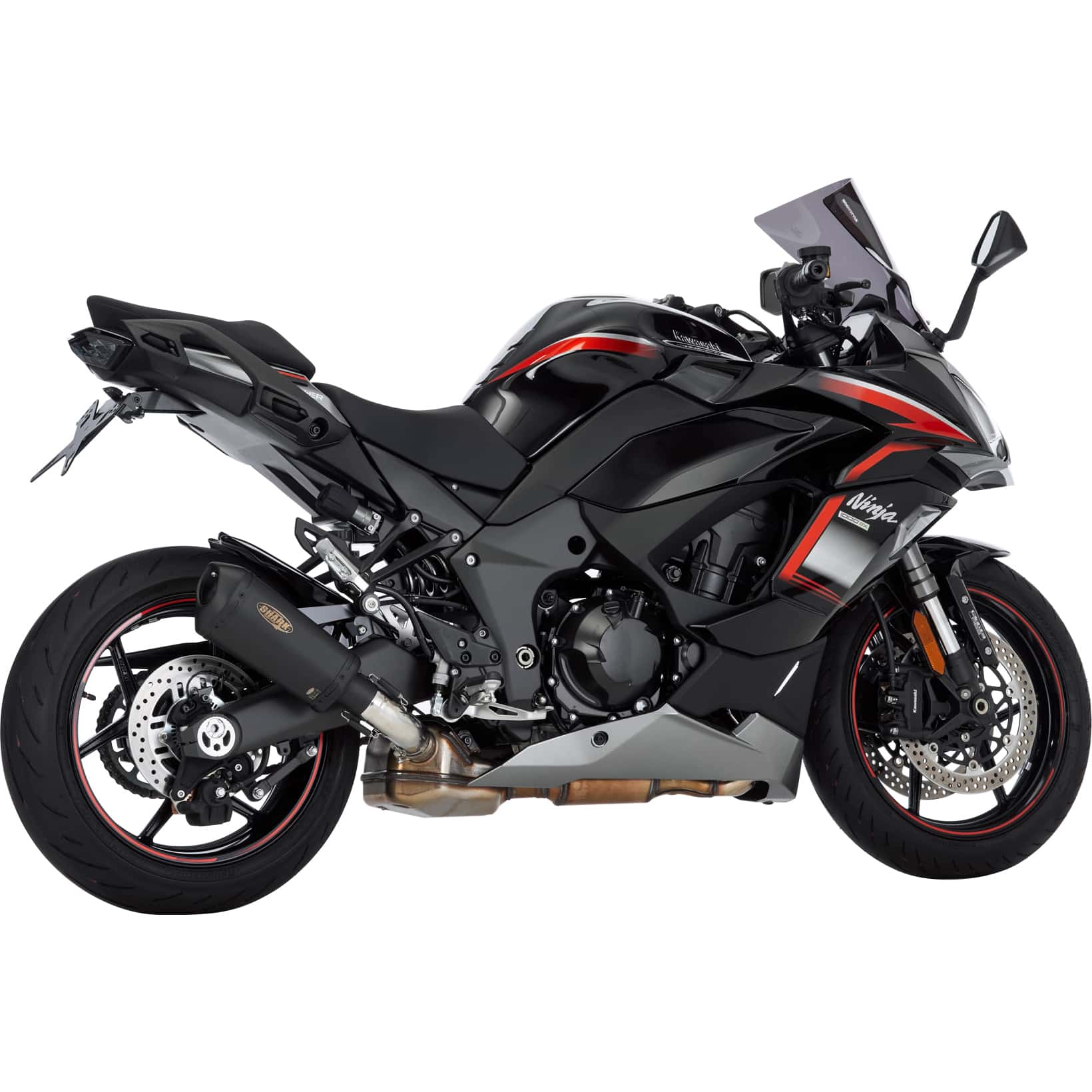 Shark exhaust DSX-10 Auspuff short schwarz für Kawasaki Ninja 1000 SX - Motorradteile & Ersatzteile - Auspuff