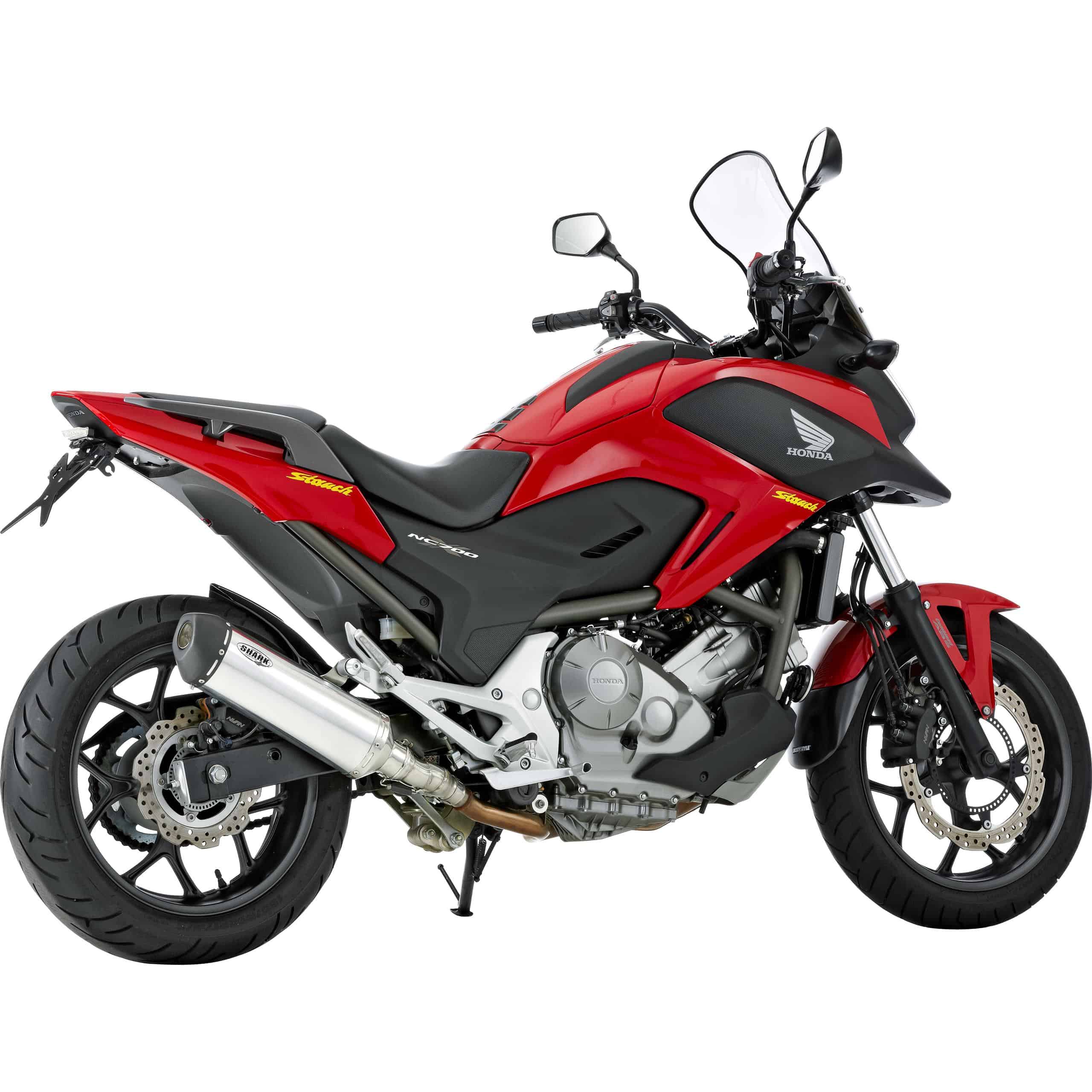 Shark exhaust DSX-5 Auspuff Honda NC 700/750 S/X/Integra poliert - Motorradteile & Ersatzteile - Auspuff
