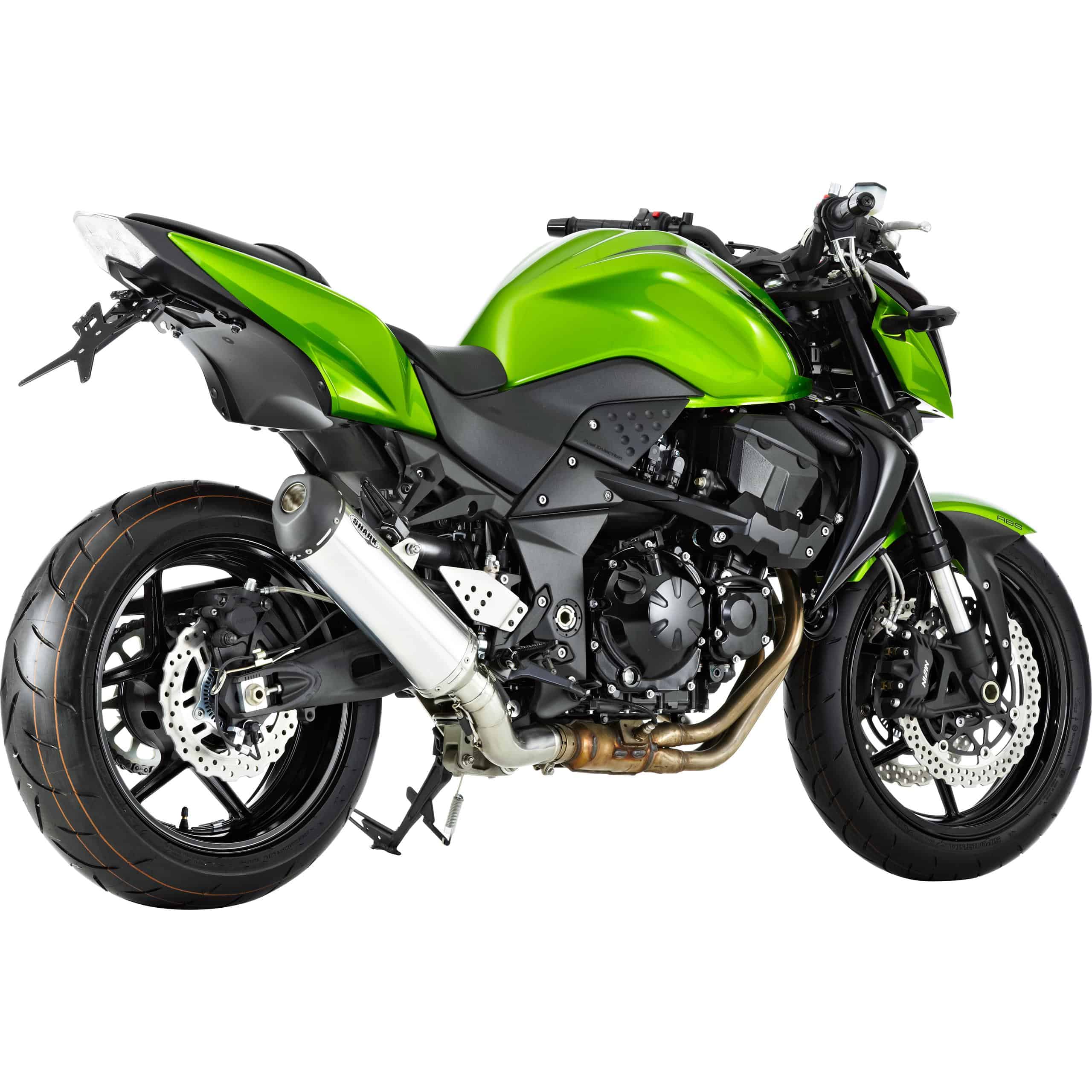 Shark exhaust DSX-5 Auspuff Kawasaki Z 750 /R 2007 bis 2012 poliert - Motorradteile & Ersatzteile - Auspuff