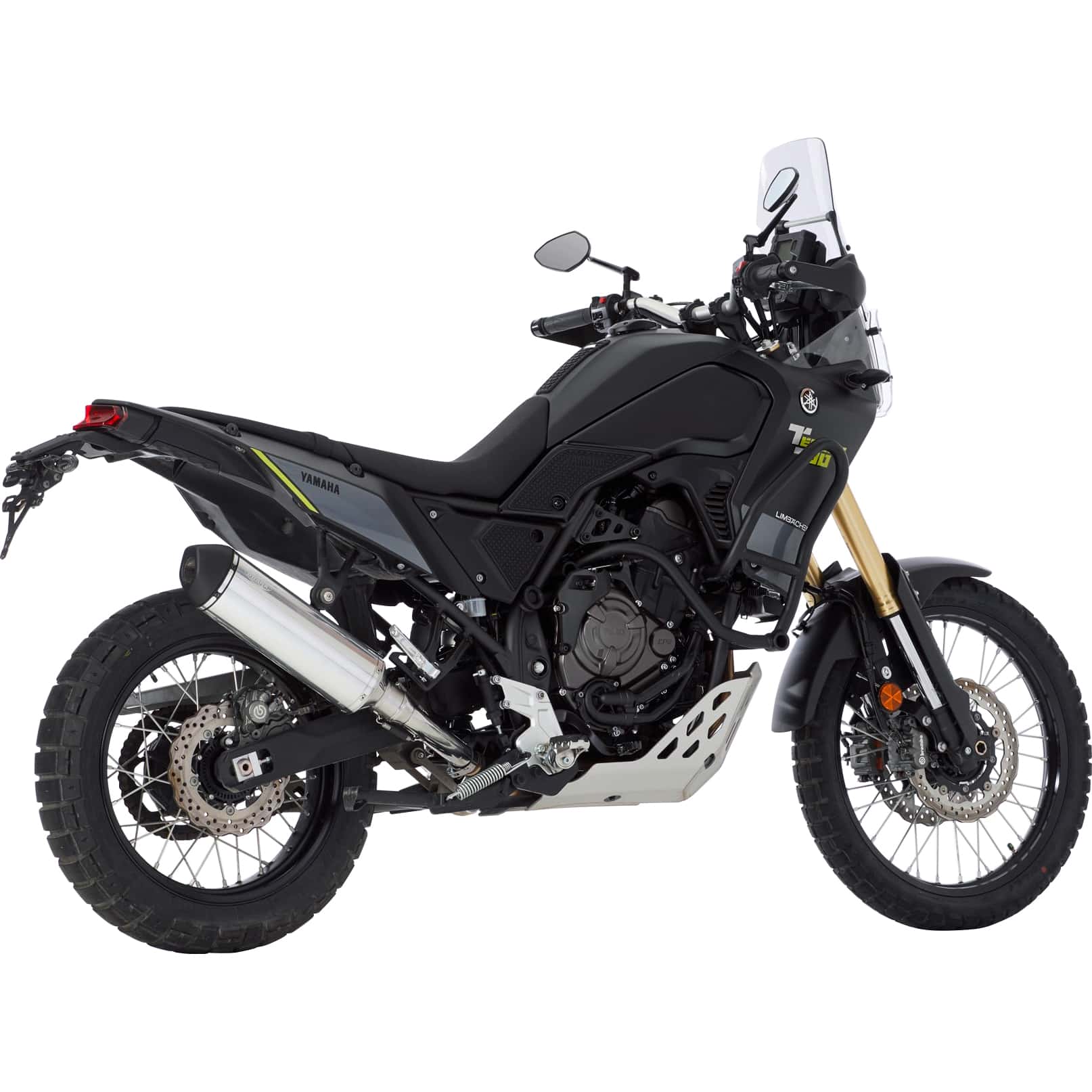 Shark exhaust DSX-5 Auspuff poliert für Yamaha Tenere 700 - Motorradteile & Ersatzteile - Auspuff