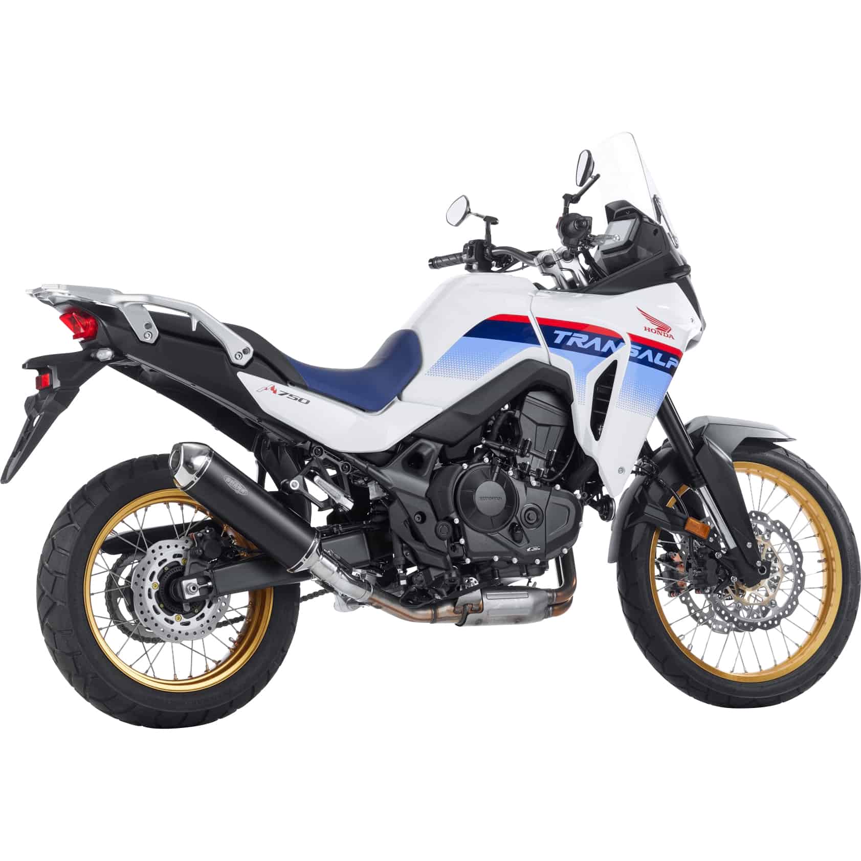 Shark exhaust DSX-5 Auspuff schwarz für Honda XL 750 Transalp - Motorradteile & Ersatzteile - Auspuff