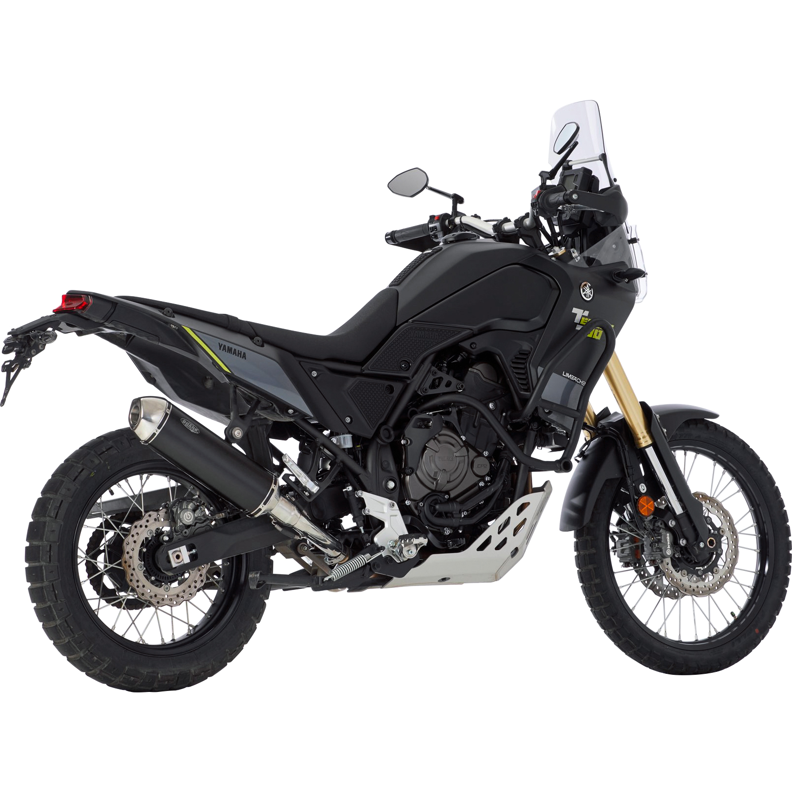Shark exhaust DSX-5 Auspuff schwarz für Yamaha Tenere 700 - Motorradteile & Ersatzteile - Auspuff